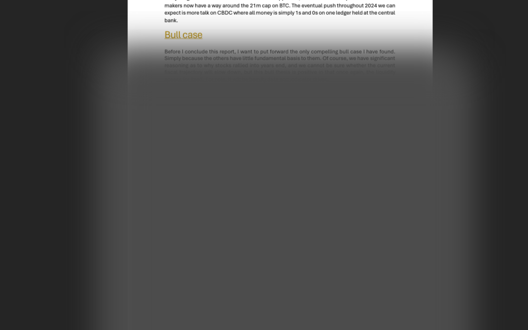 Financial Market outlook for 2024+ Investment and Quantitative Analysis ...