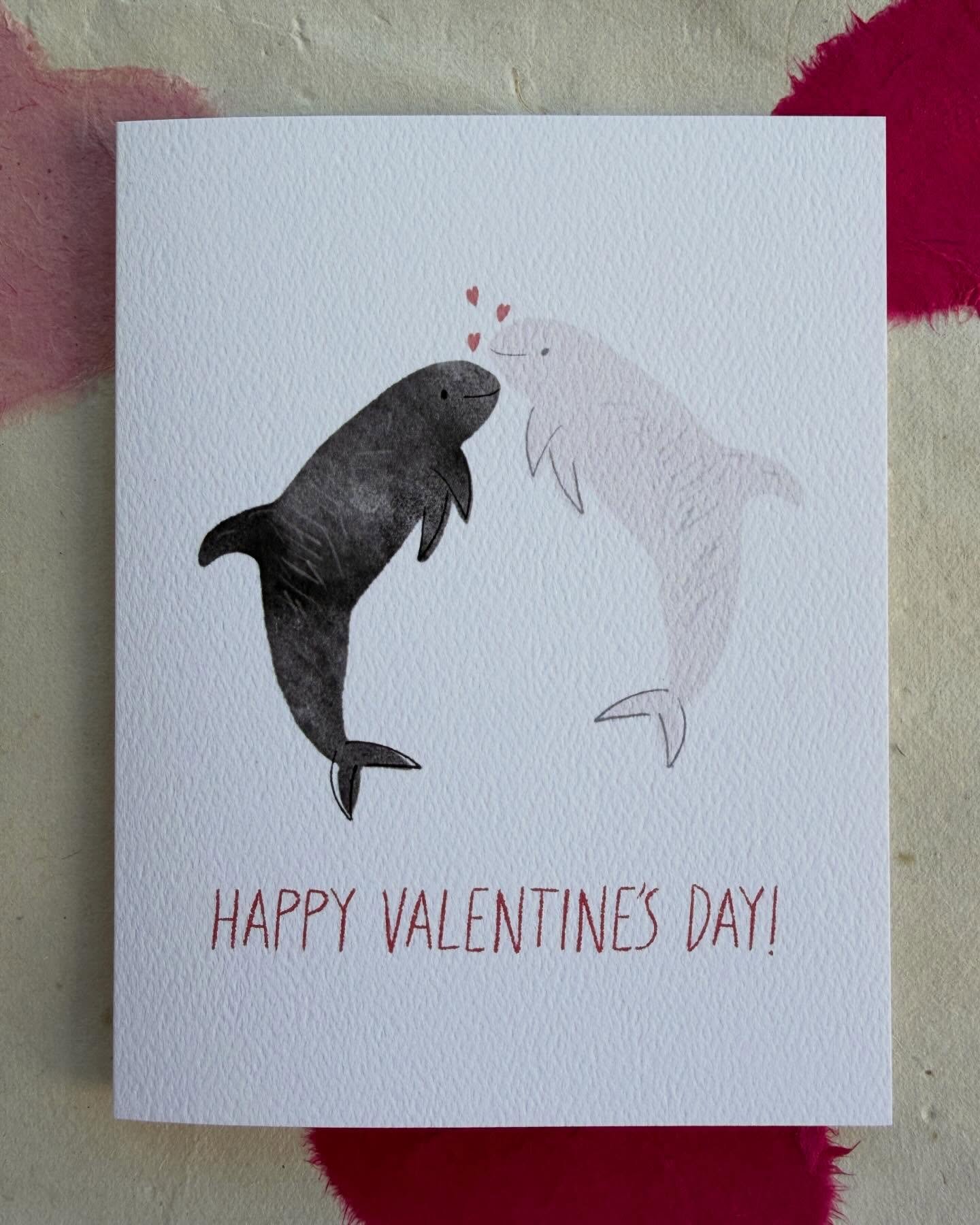 &lsquo;Love Your Neighbor&rsquo; Giveaway 💓 if you live in SF/Bay Area/Monterey, DM me a 🐬 and I&rsquo;ll send you a free Valentine&rsquo;s Day card featuring Risso&rsquo;s Dolphin Casper and friend, plus a sticker! 10 cards to give away. 

With ev
