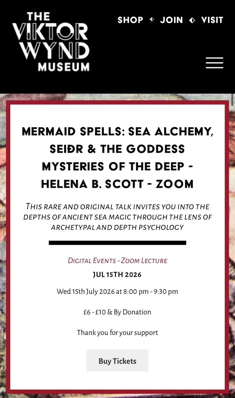 Mermaid Spells: Sea Alchemy, Seiðr & the Goddess Mysteries of the Deep