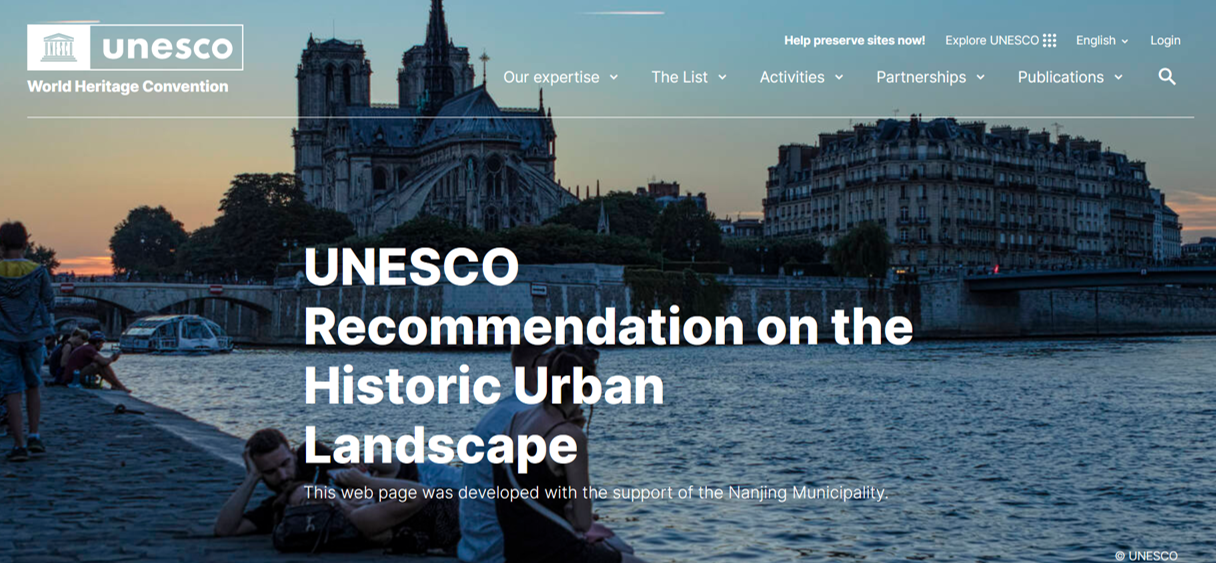 UNESCO Historic Urban Landscape — framework used by Helena B. Scott in her MA Public History and Cultural Heritage research