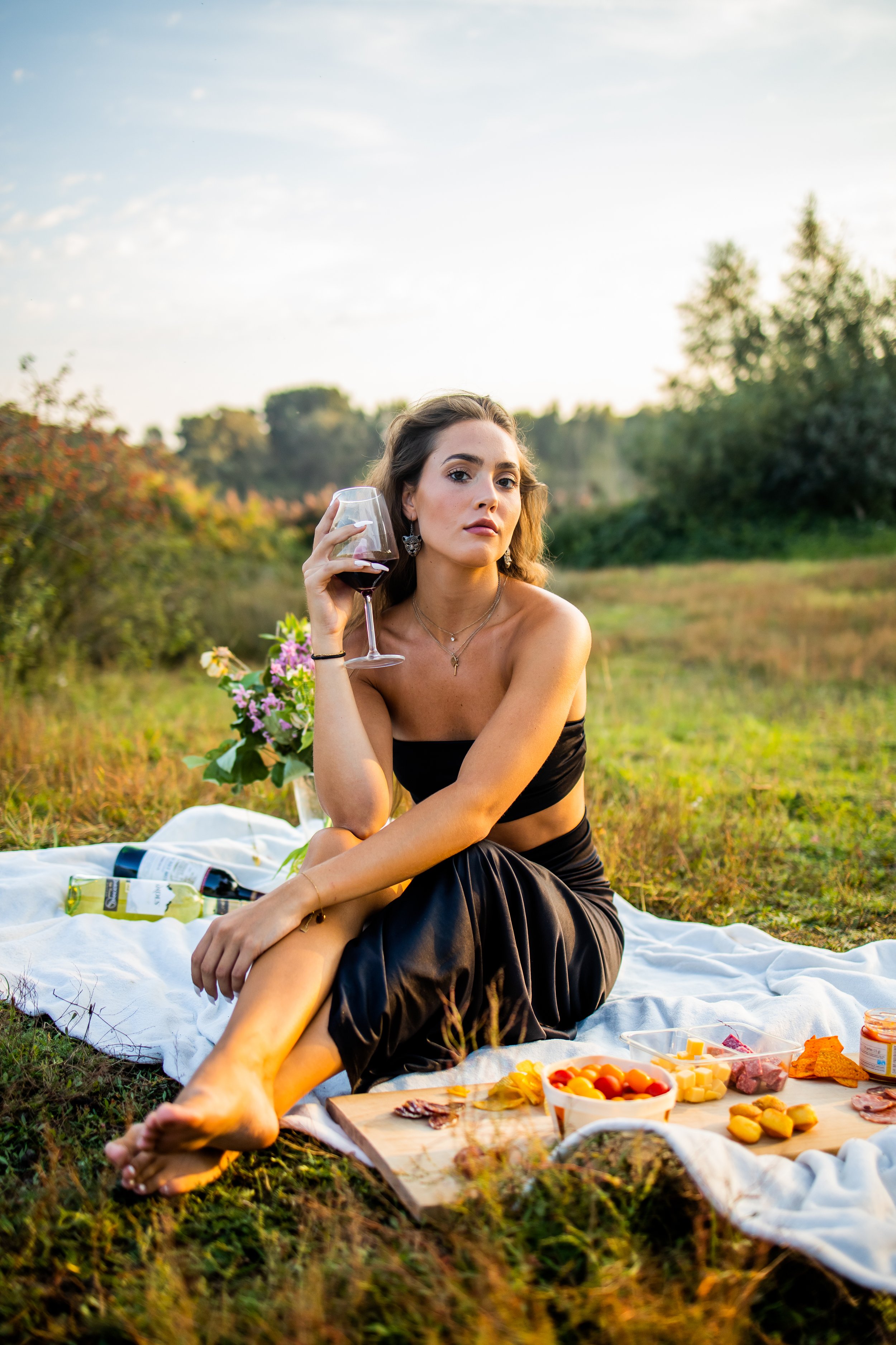 Foto van Margeaux - Natuur brunch fotoshoot in West-Vlaanderen - Fotograaf: Jorim Delaere uit Gent