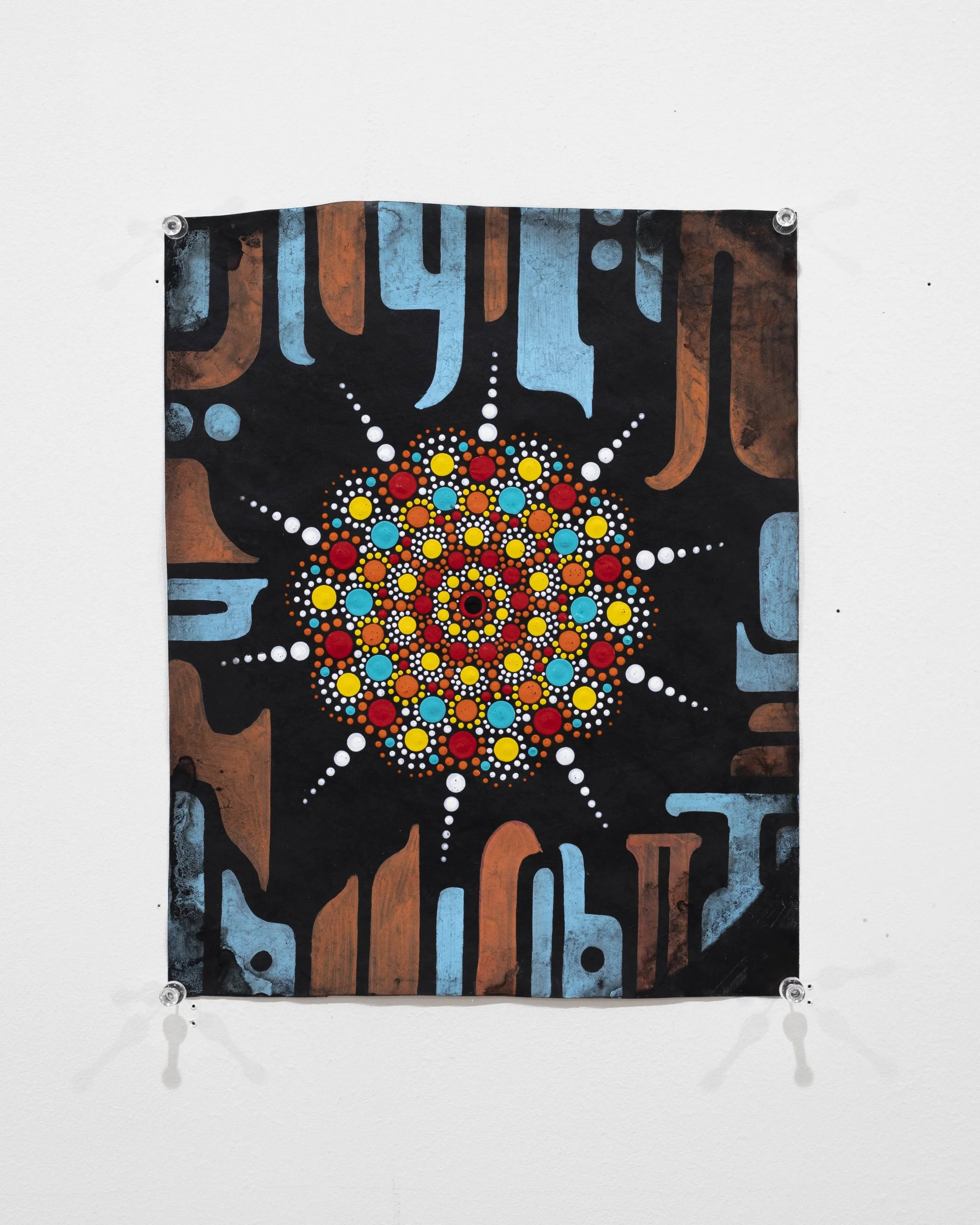 UNTITLED, 2022 11.5” X 9” MIXED MEDIA ON TYVEK