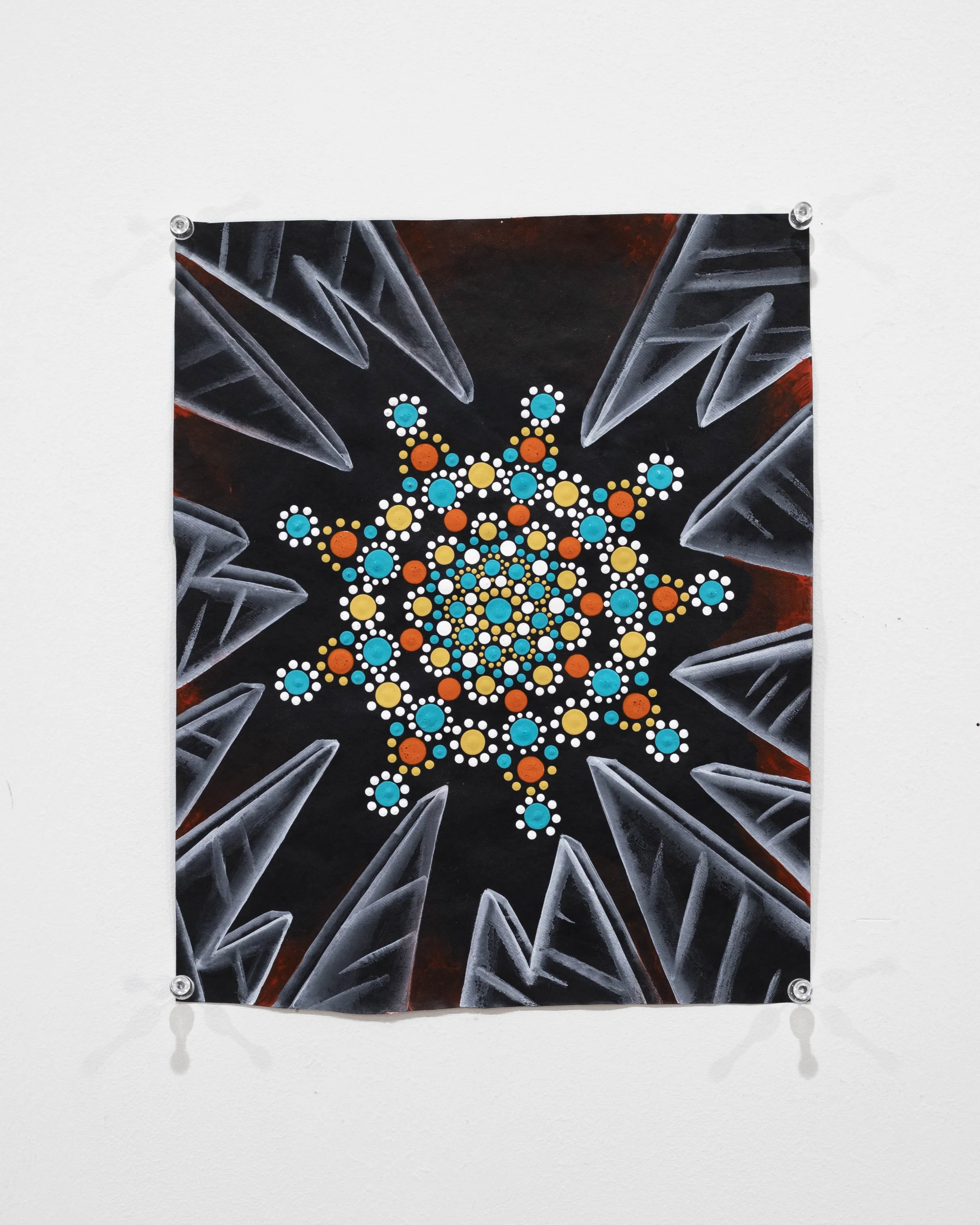 UNTITLED, 2022 11.5” X 9” MIXED MEDIA ON TYVEK