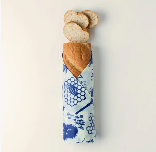 Beeswax Reusable Bread Wrap - Bees & Bears