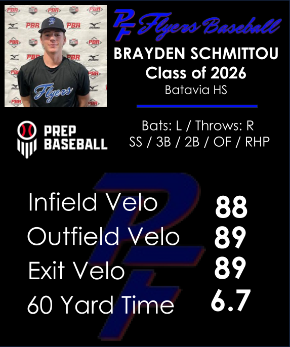 Brayden Schmittou — PF Flyers Baseball Club