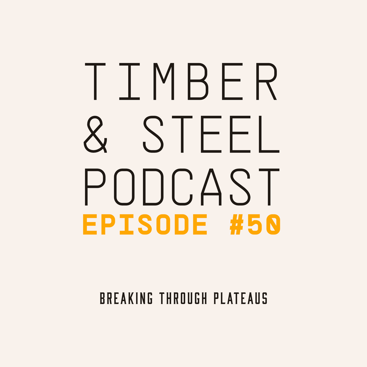 Breaking Through Plateaus