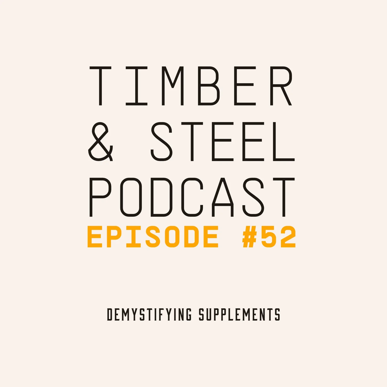 Demystifying Supplements