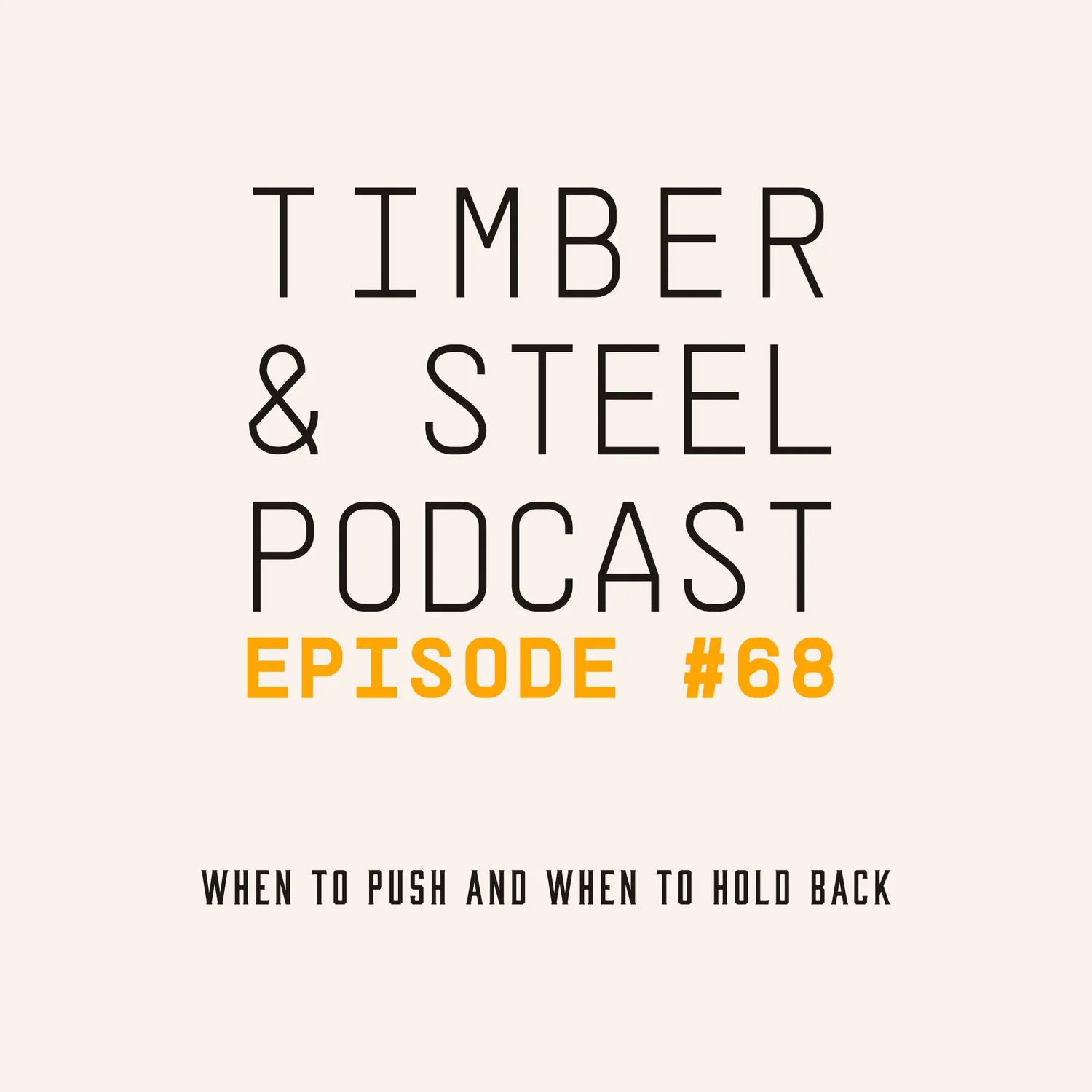 When to Push and When to Hold Back