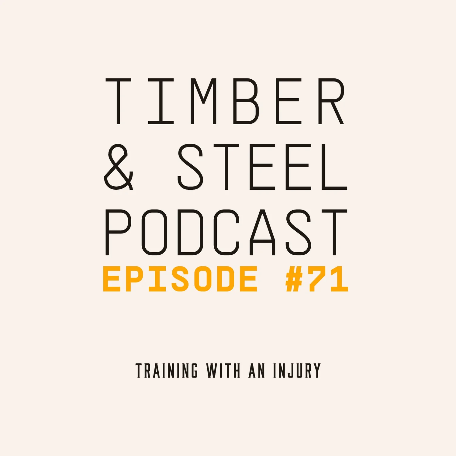 Training With an injury