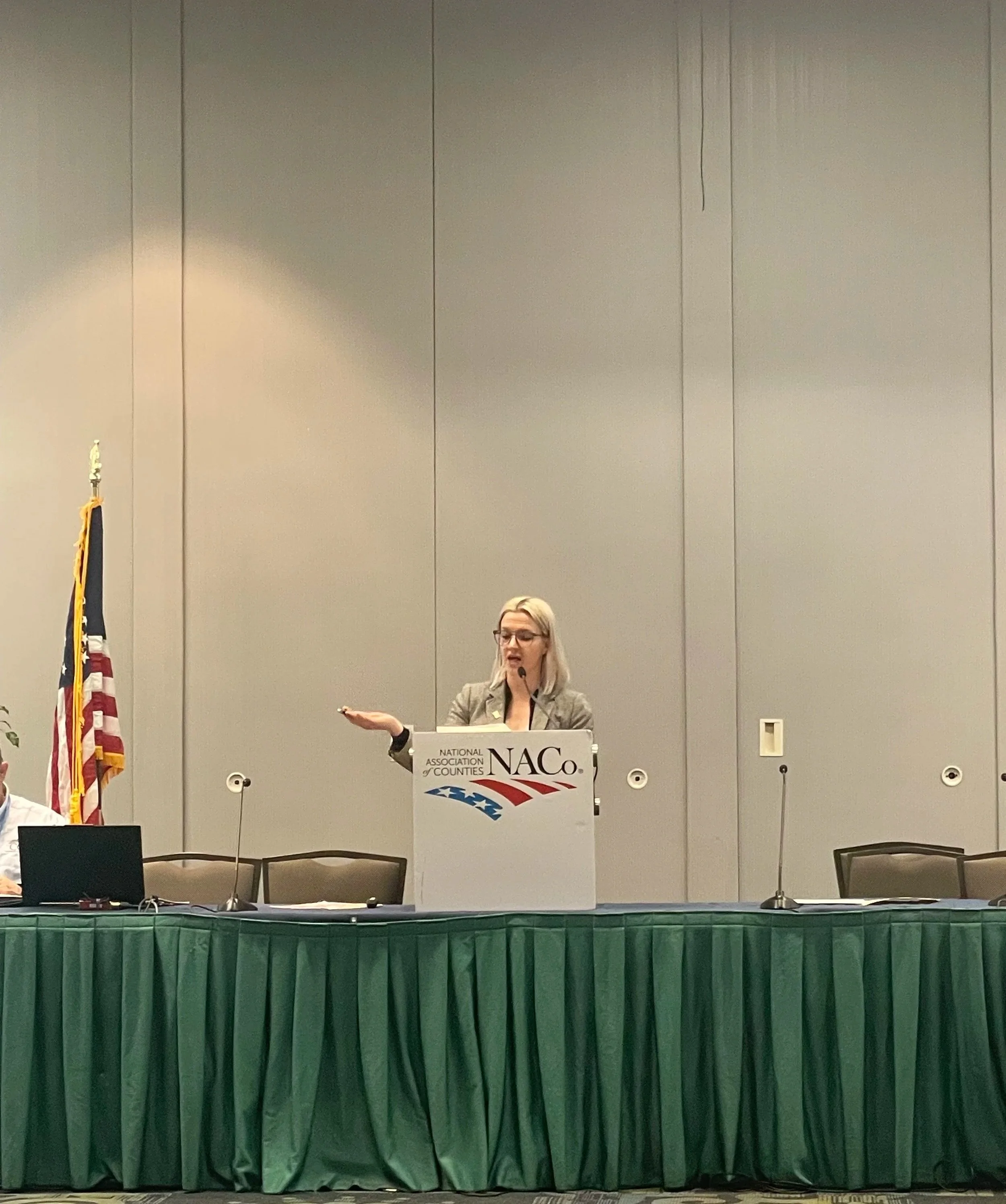 Reporting out on National Association of Counties.