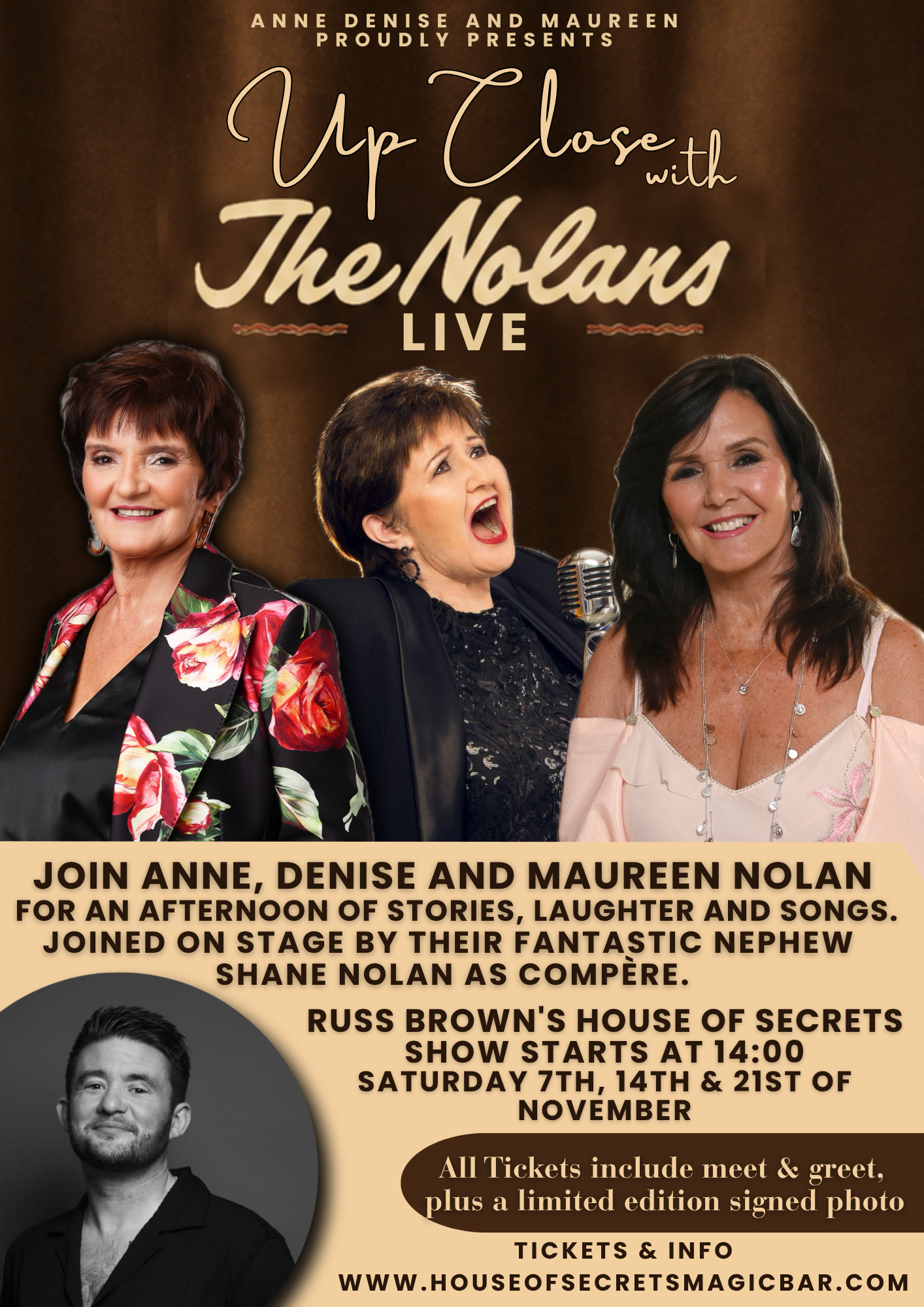 Up close with The Nolans, LIVE.