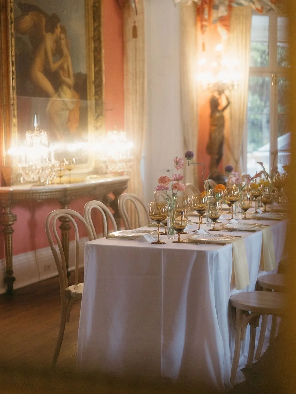 When your wedding inspo is Wes Anderson, magical things happen ✨

We had full design creativity with this wedding and when you pair that with a *stellar* vendor team, the vision really comes to life! 

The William Aiken House in Charleston was the pe