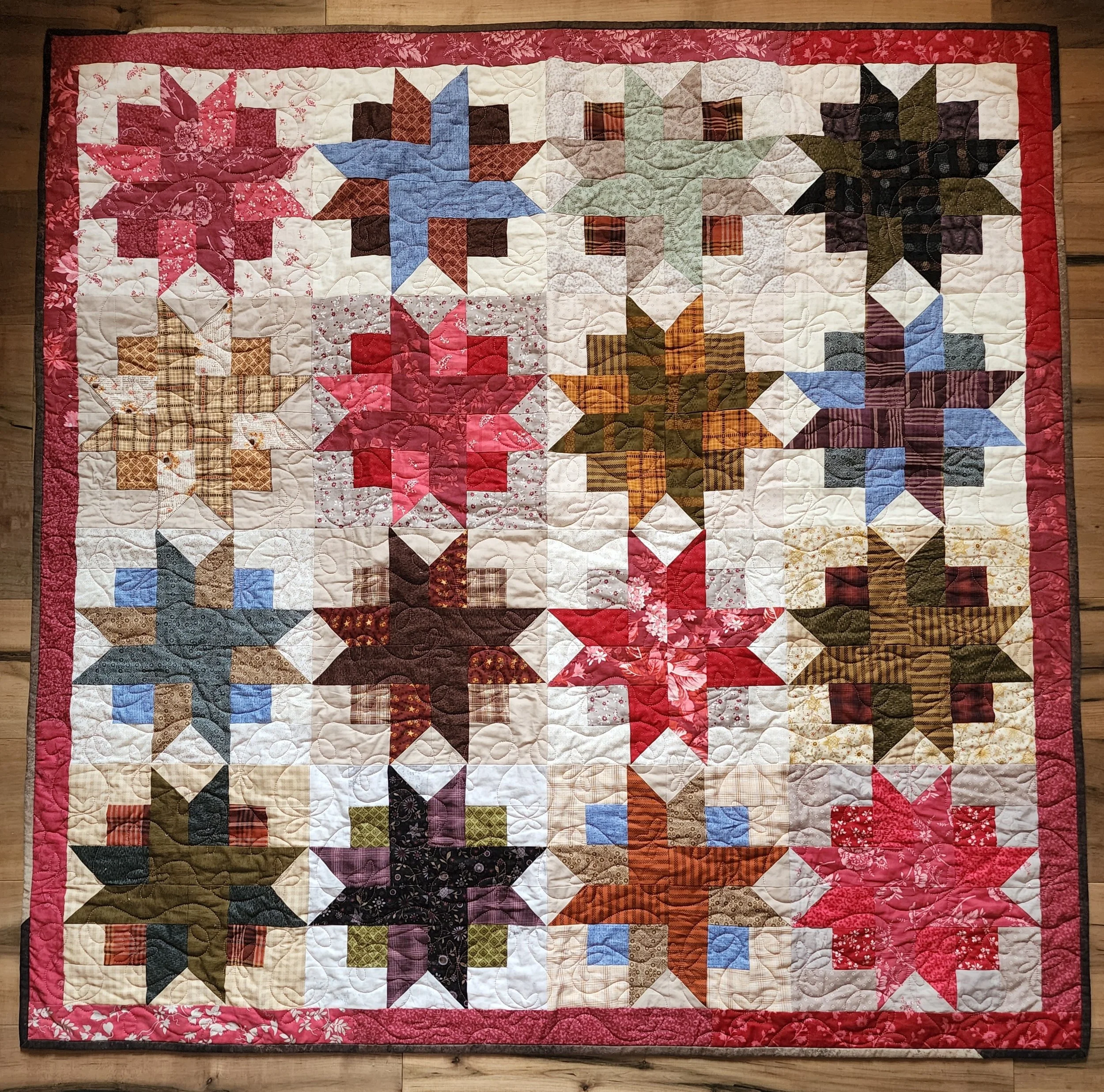 Ribbon Star quilt
(quilted at MSQC)