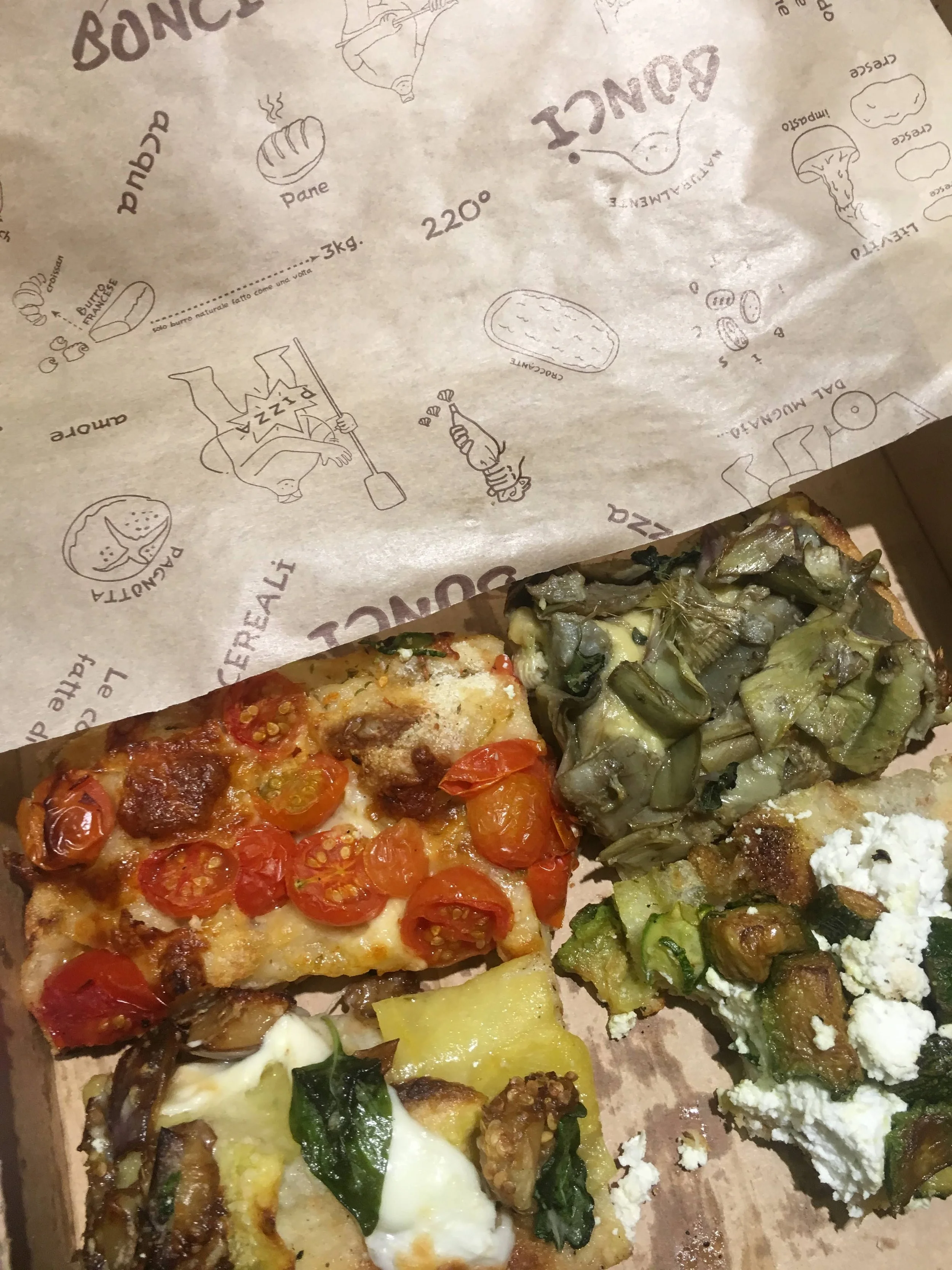 Best pizza in Rome from Bonci