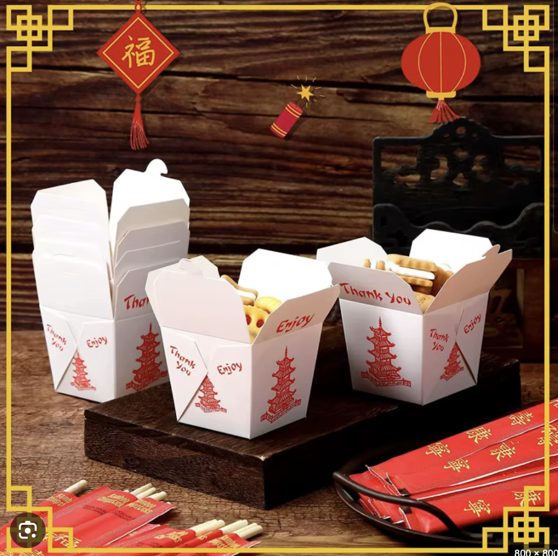 Chinese Food Hot Lunch