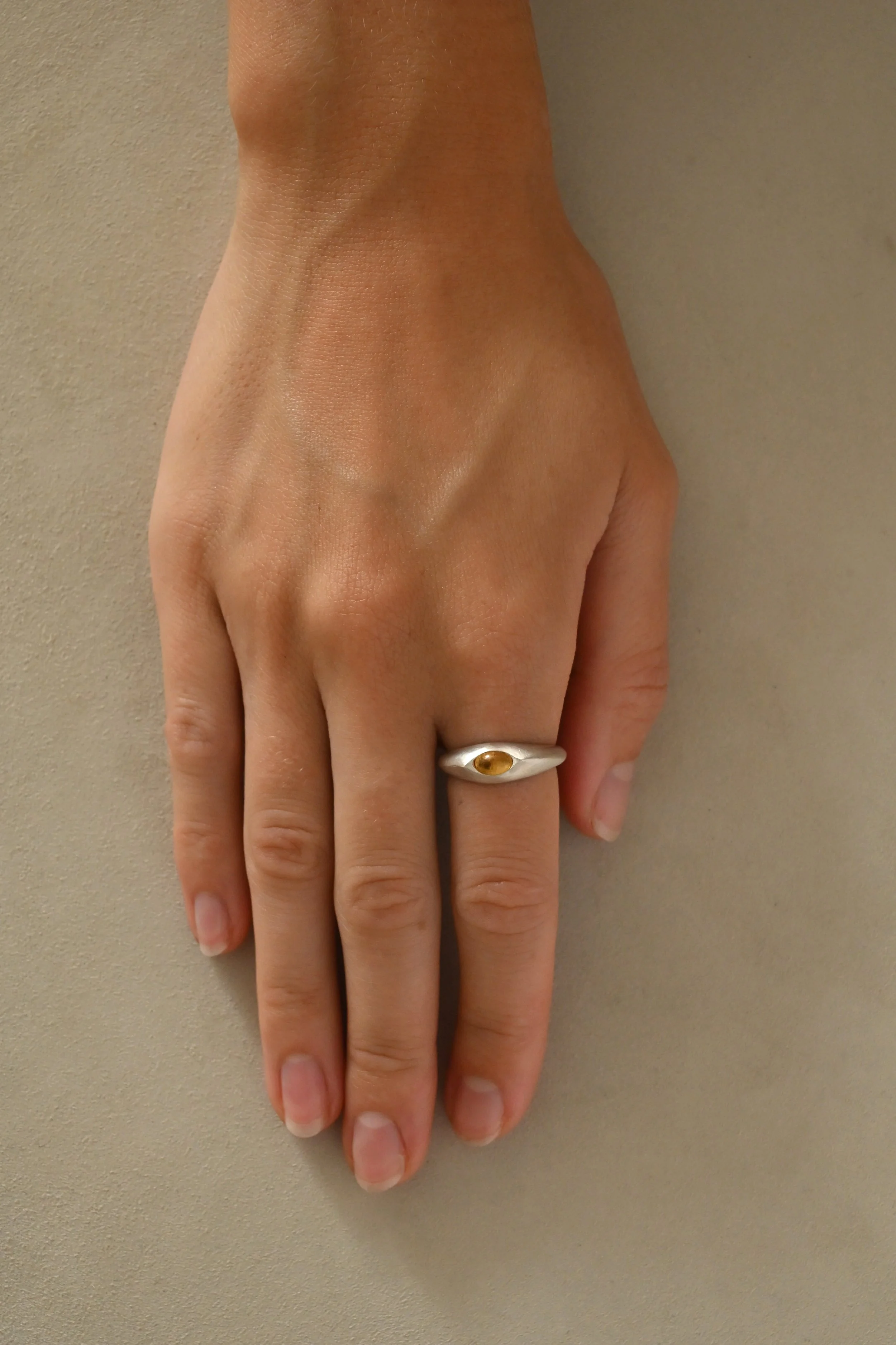 Ellipse Ring | Citrine