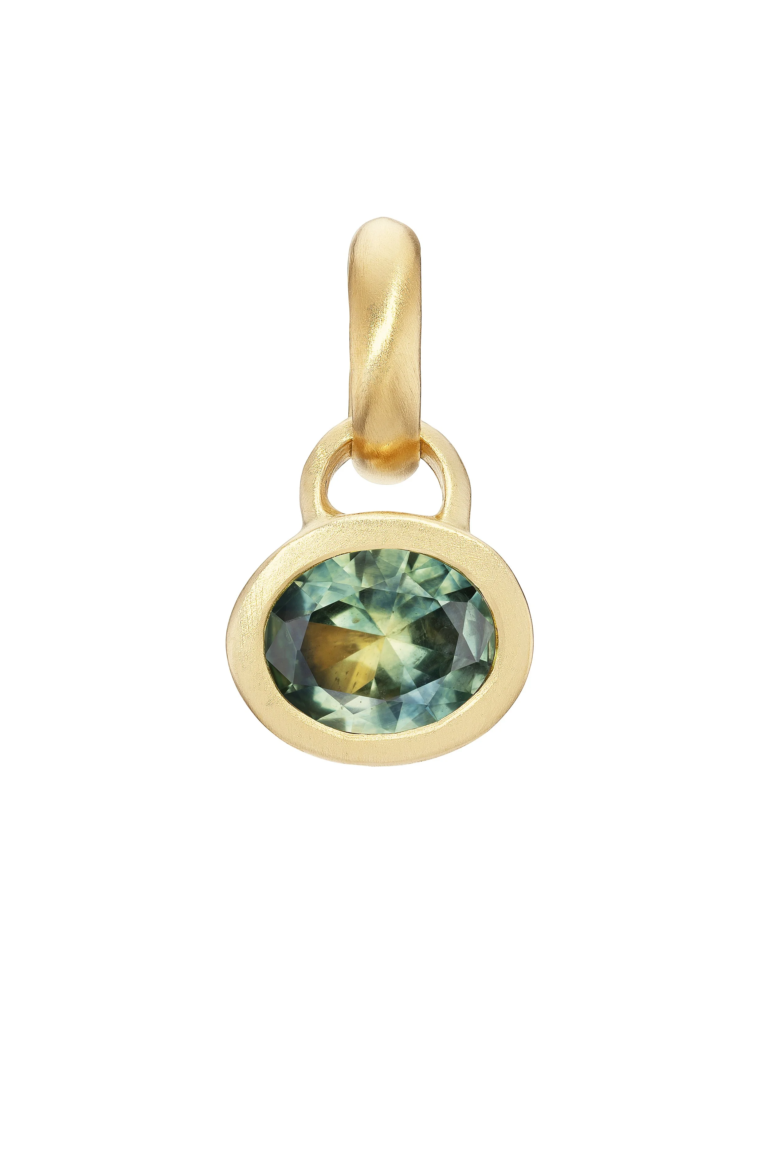 Sapphire and Gold Pendant No. 3