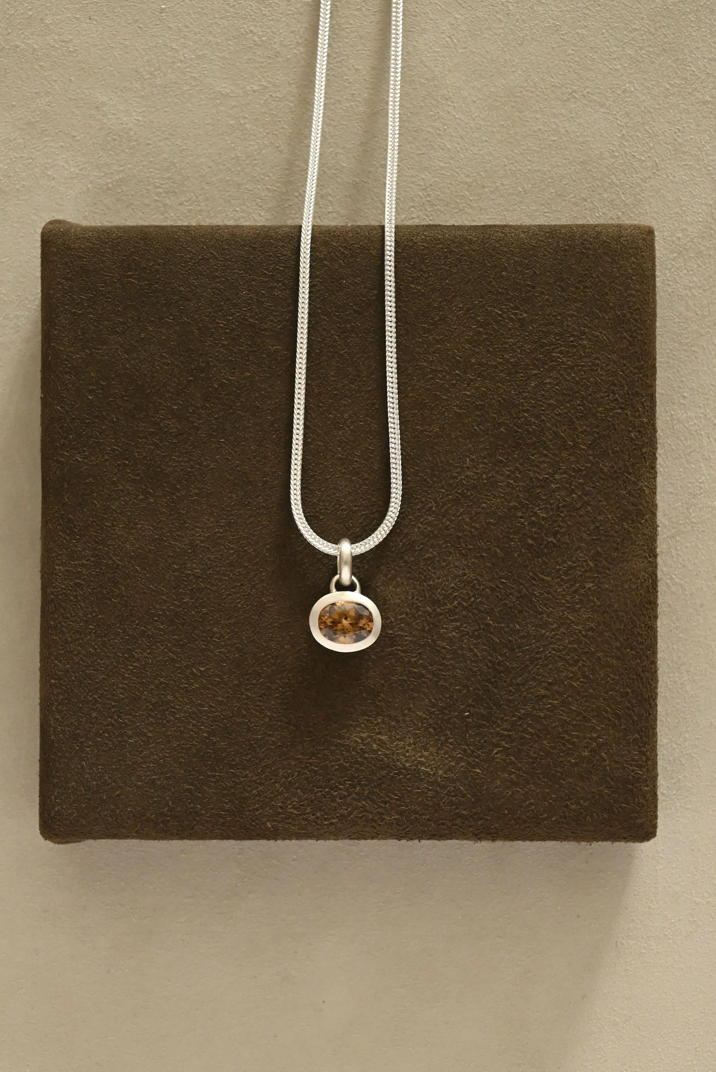 Brown Zircon Pendant