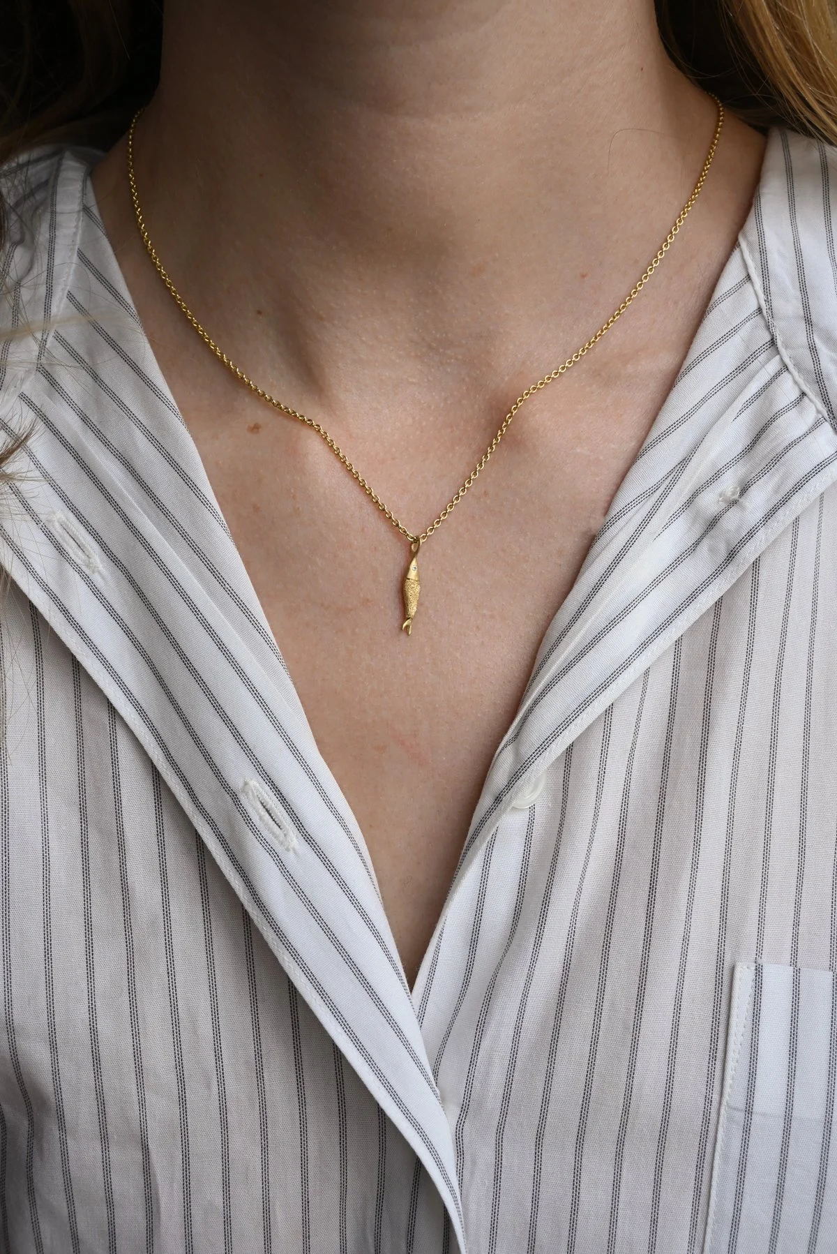 Pesca Pendant | Sand | Erin Cuff Jewelry