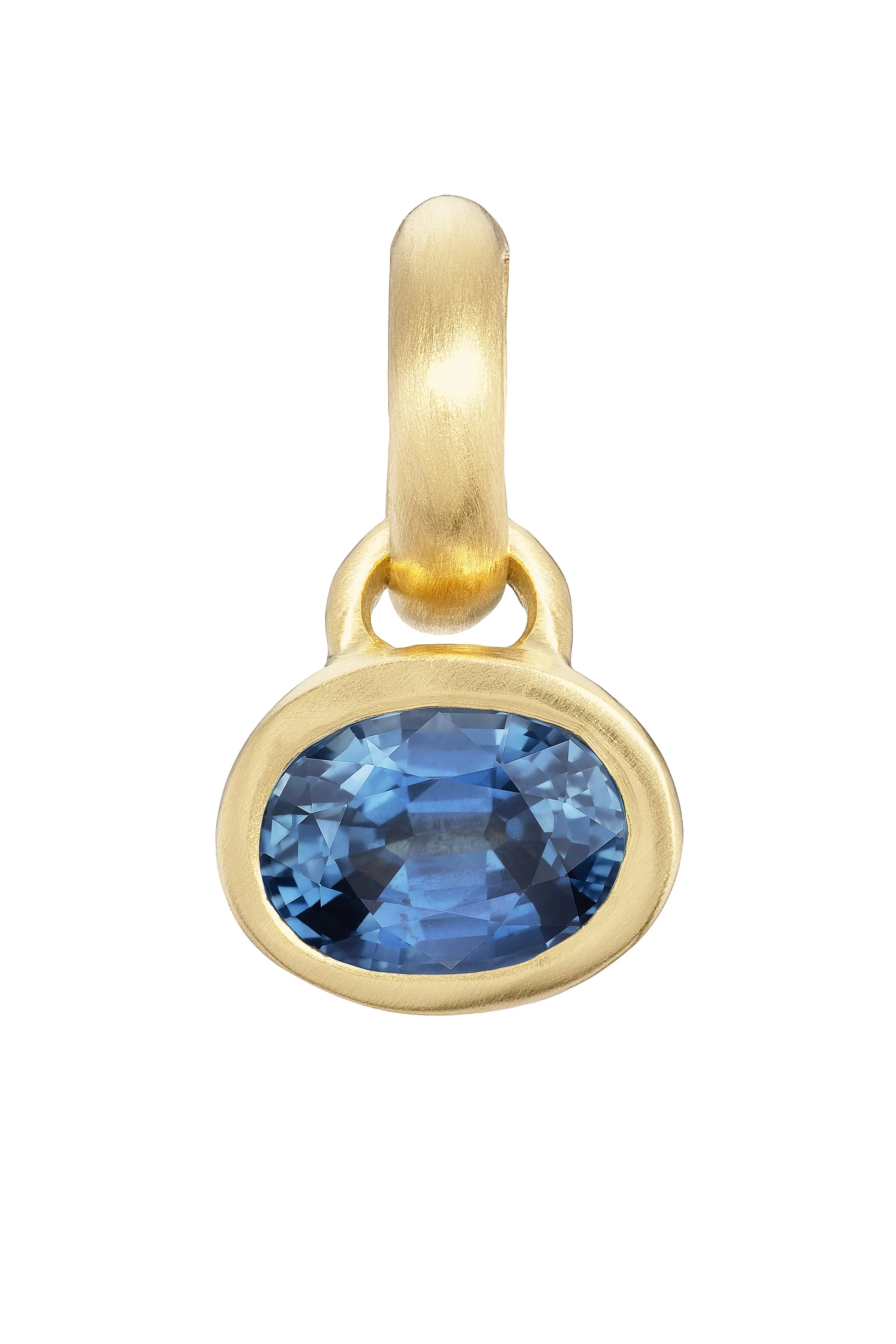 Sapphire and Gold Pendant No. 5