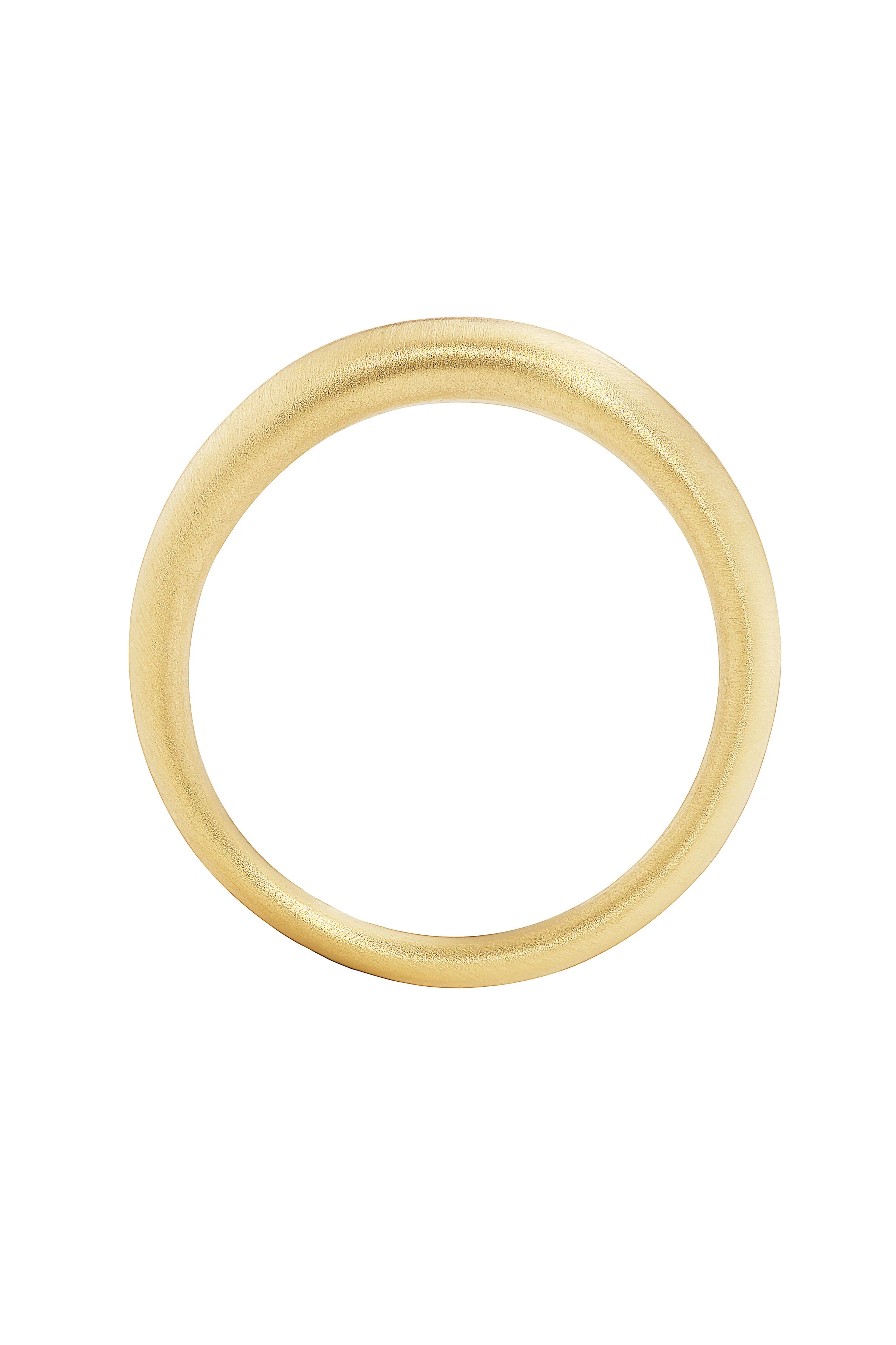 Gold Crescent Ring | Thin