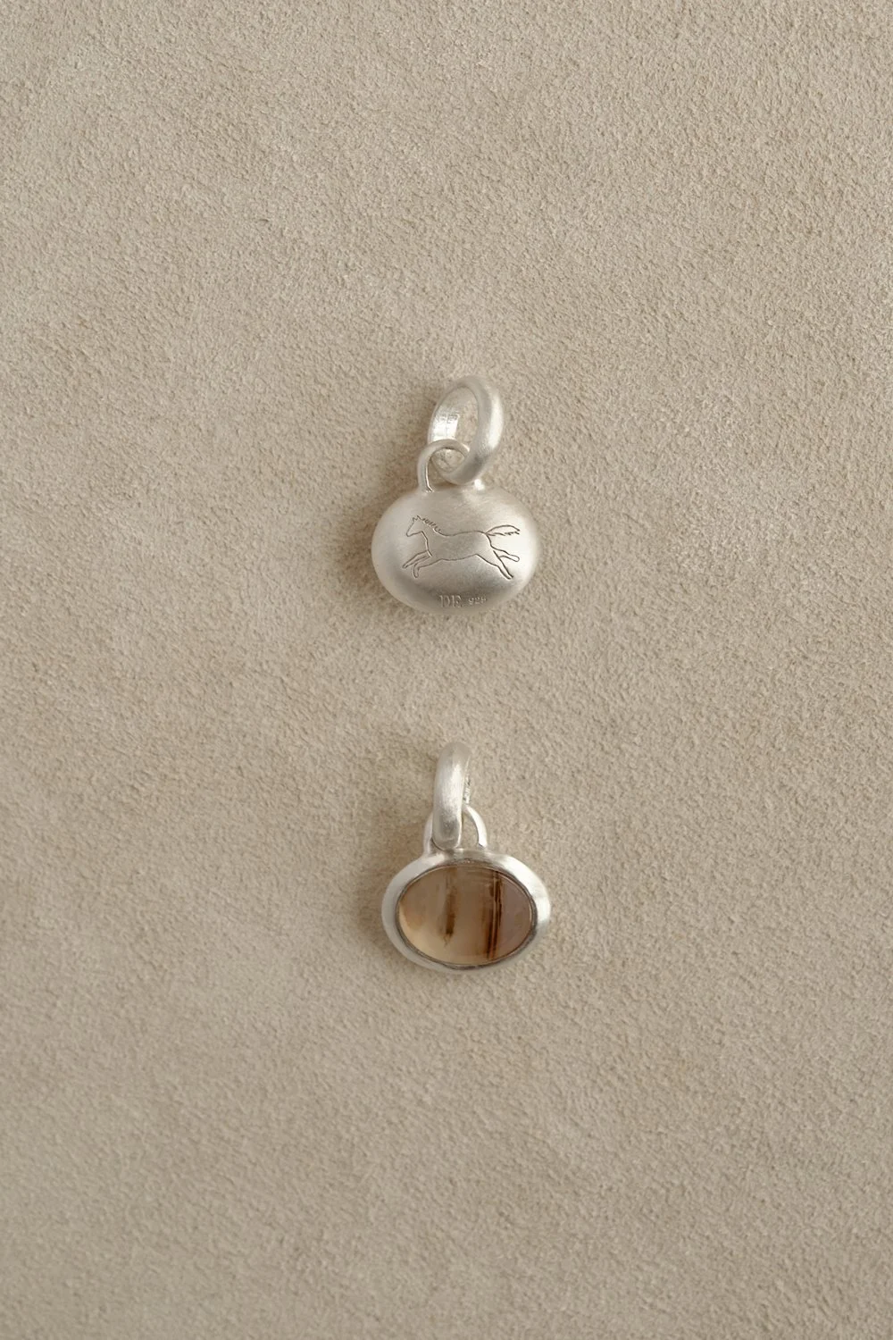 Year of the Horse | Silver Montana Agate Pendant