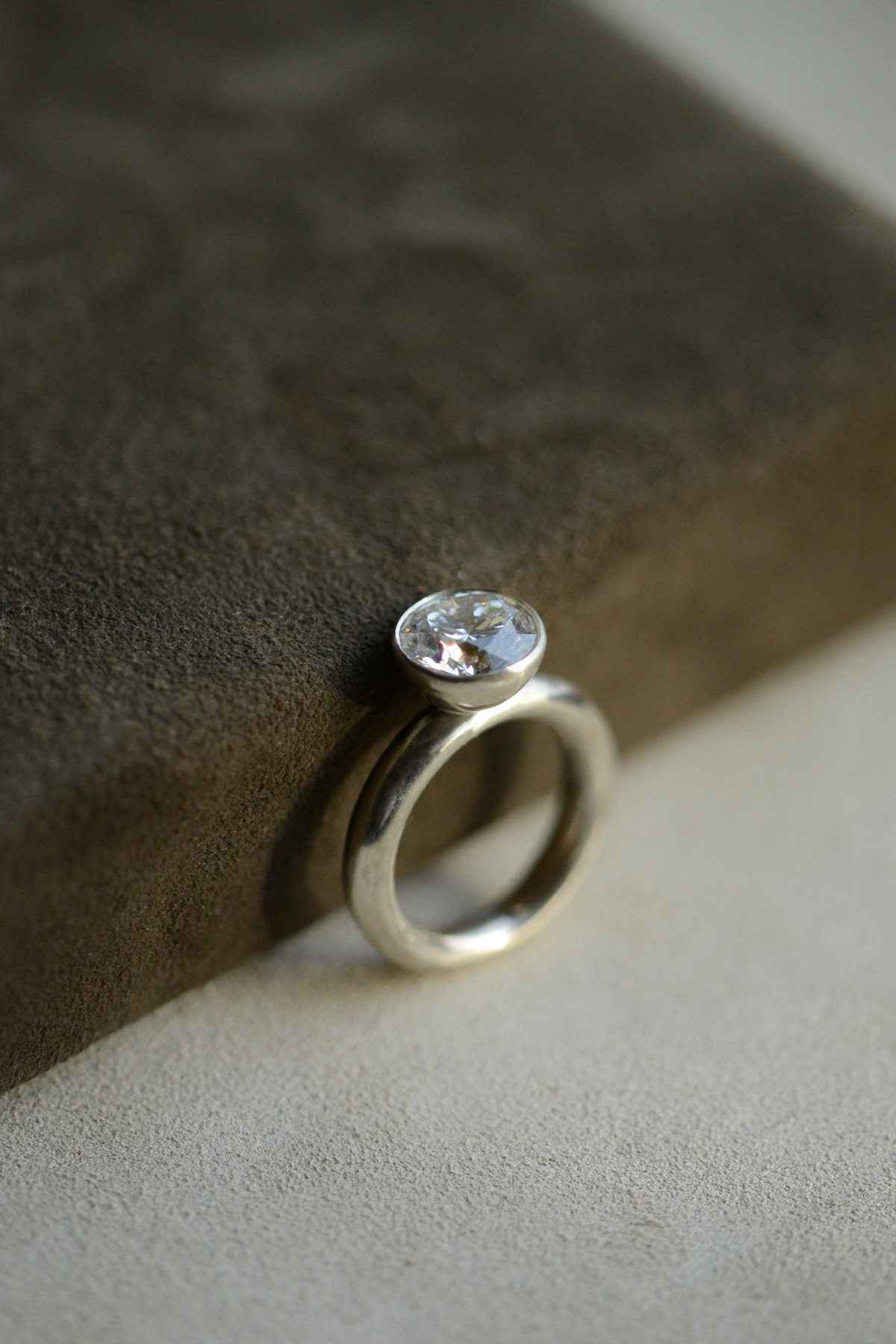 Dunton Ellerkamp Engagement Ring, Gold and Diamond Artisan Engagement Ring NYC