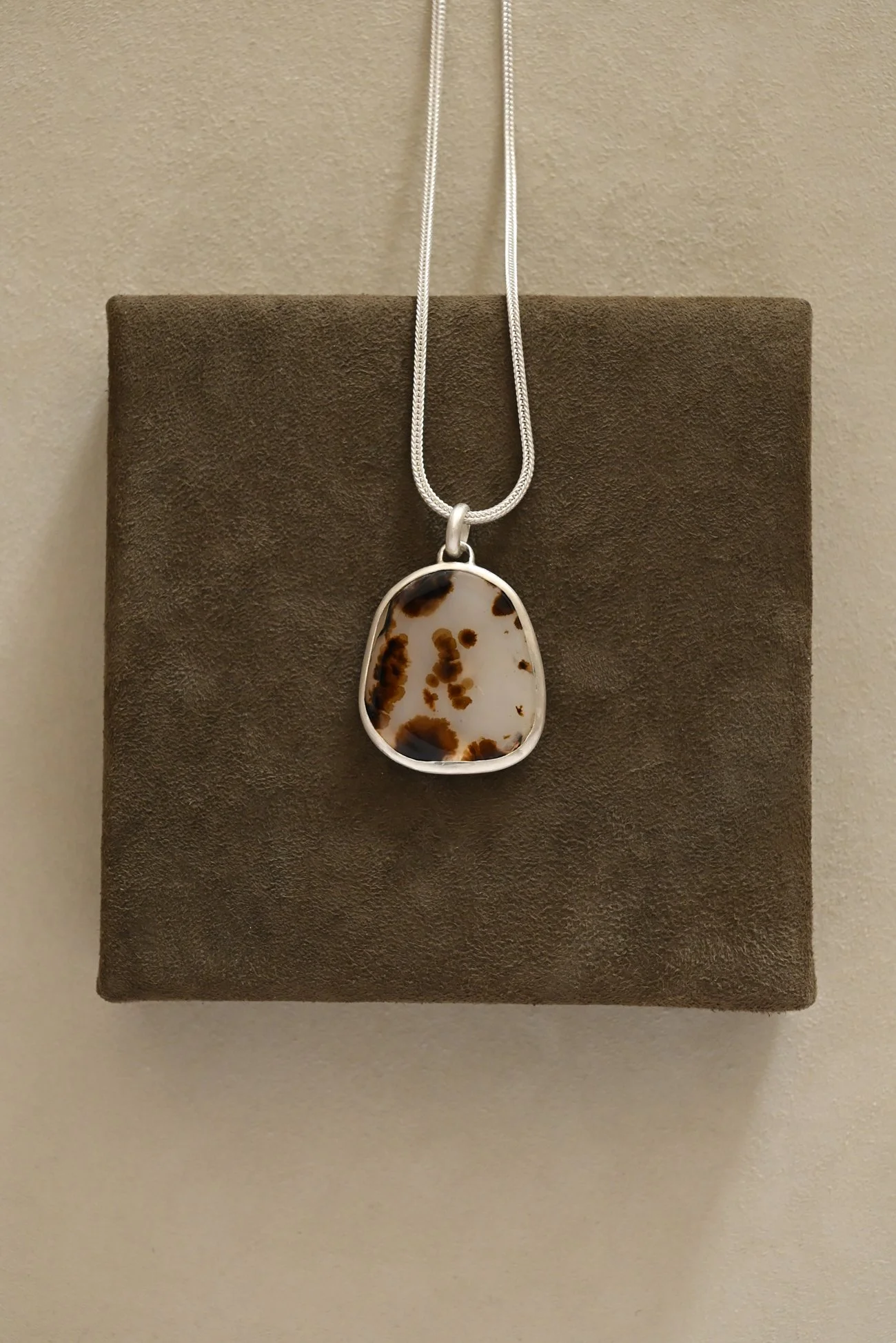 Statement Montana Agate Pendant