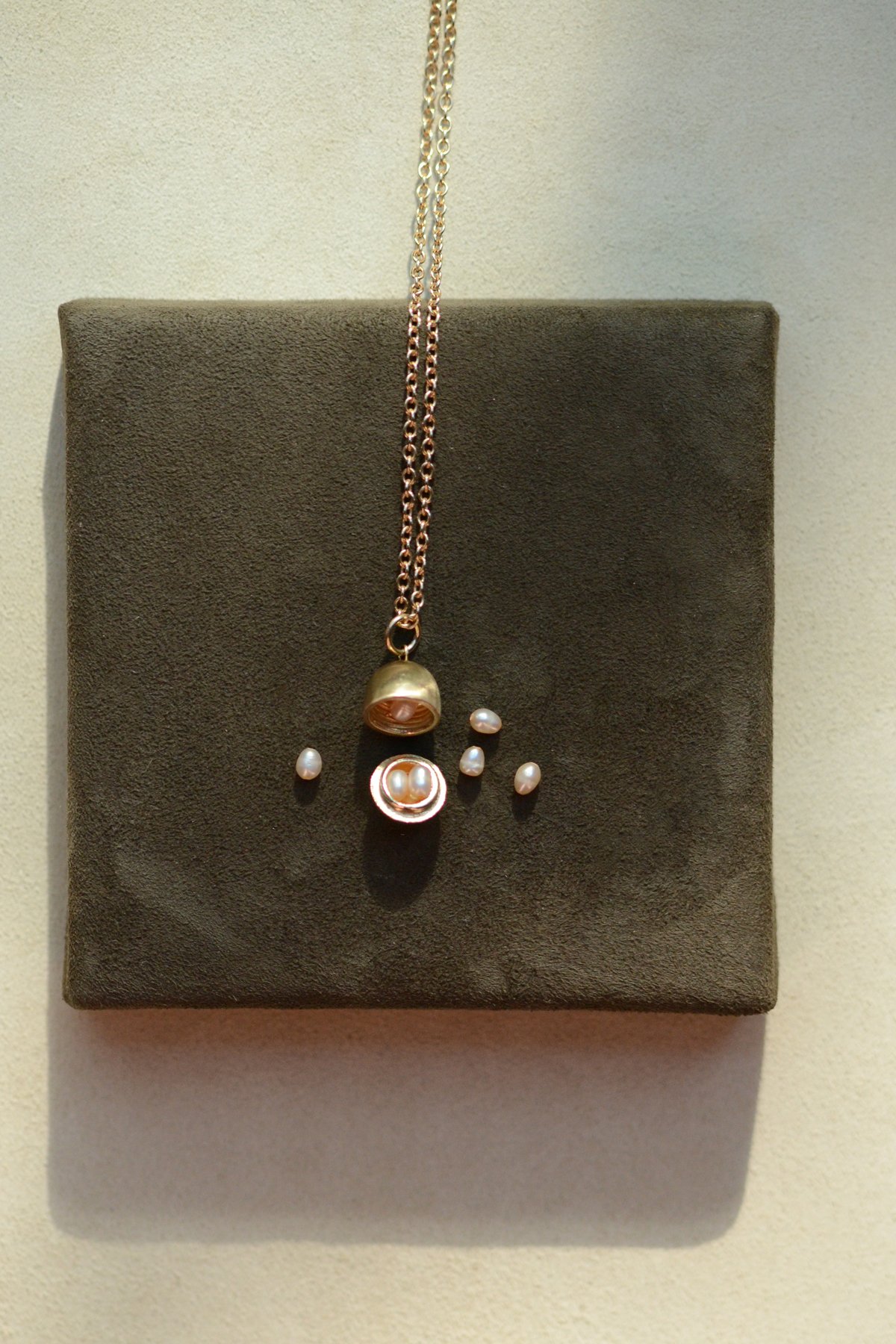 Dunton Ellerkamp Gold Egg Pendant