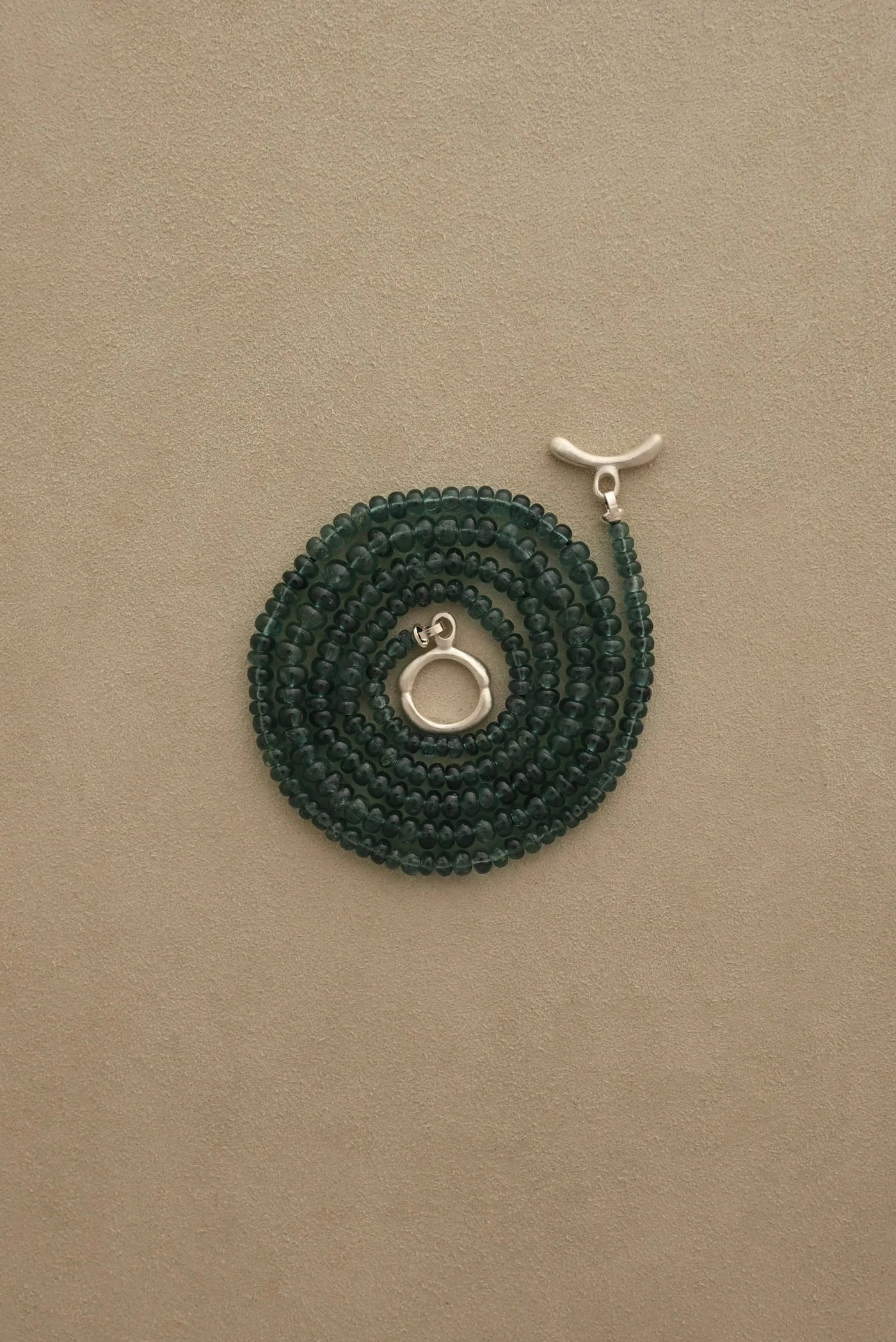 Teal Tourmaline Strand Necklace