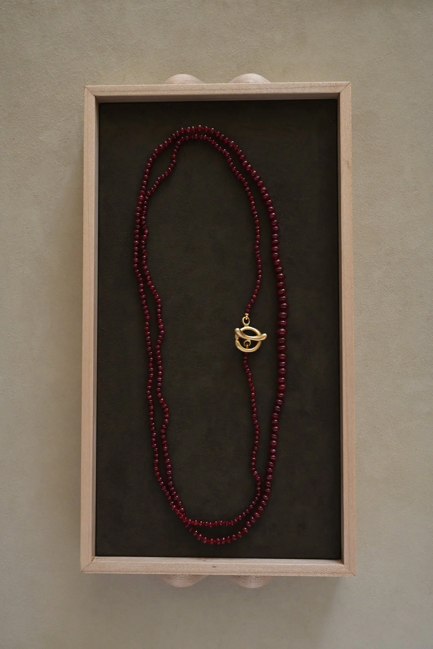 Graduated Ruby Strand Necklace | 36 Inches