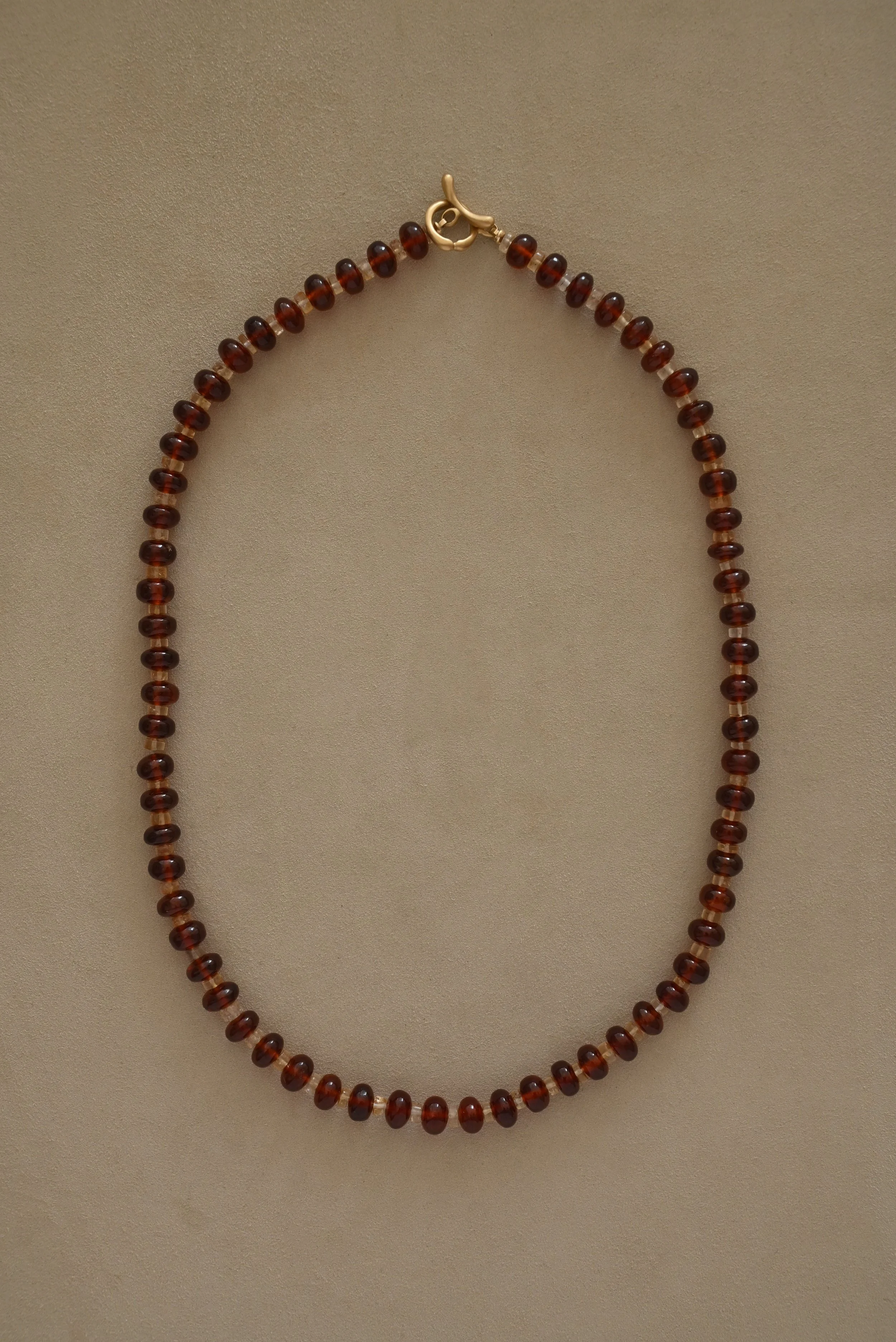 Garnet and Citrine Necklace