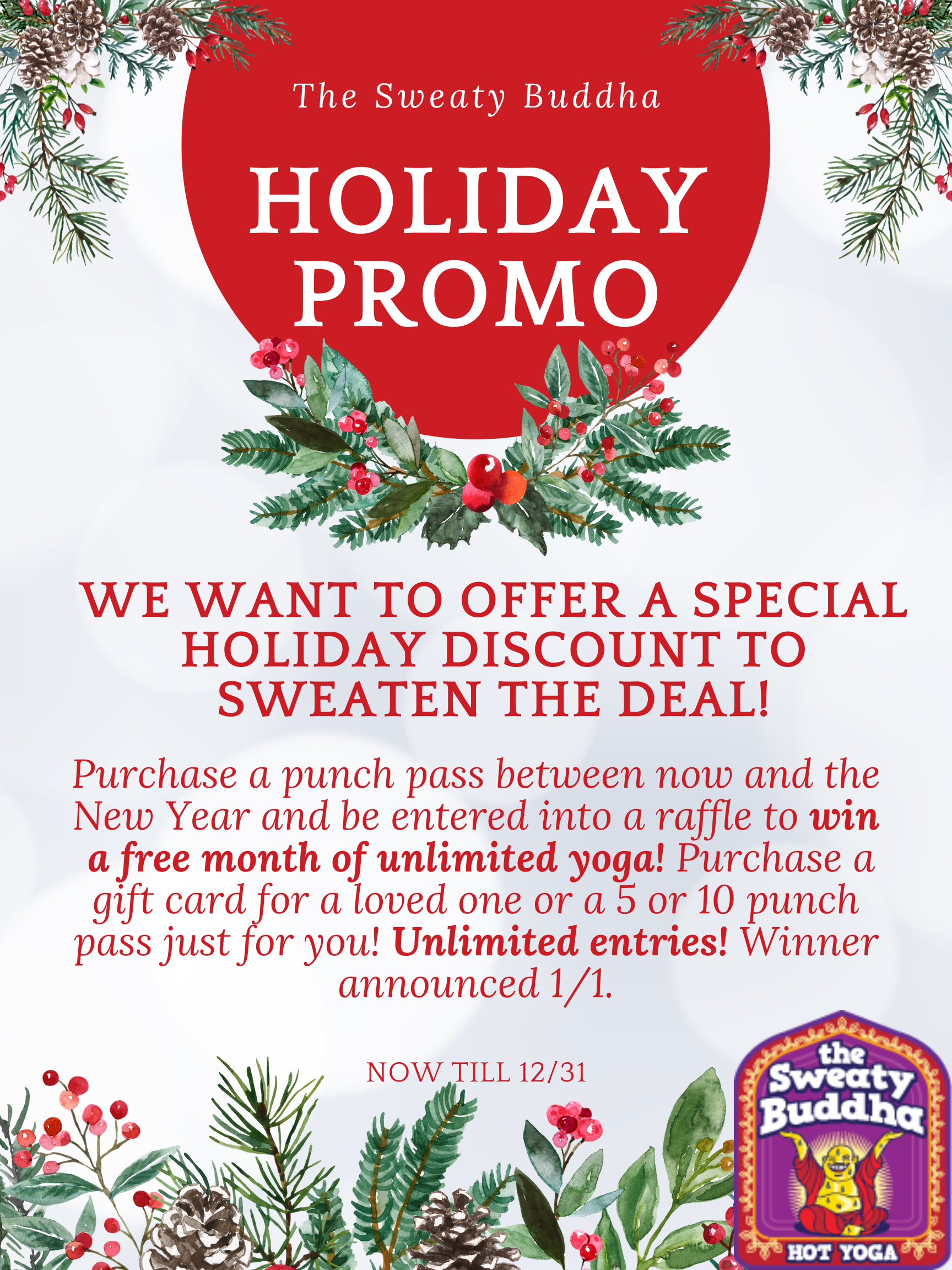 Holiday and New Year Gift Card Promo