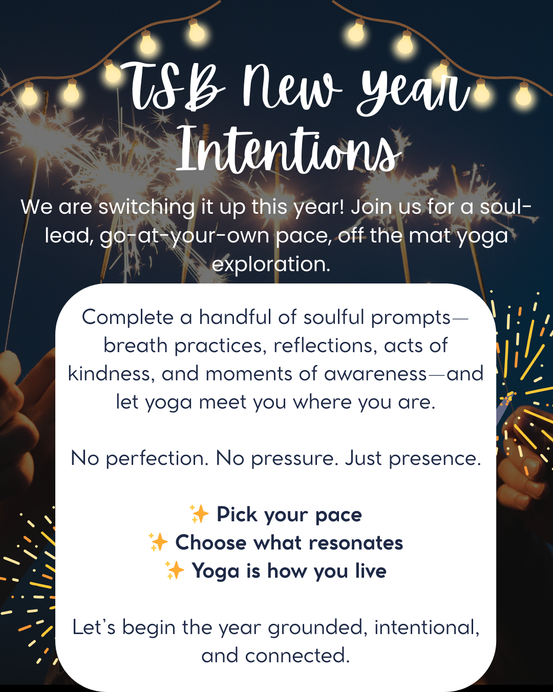 New Year Intentions Challenge