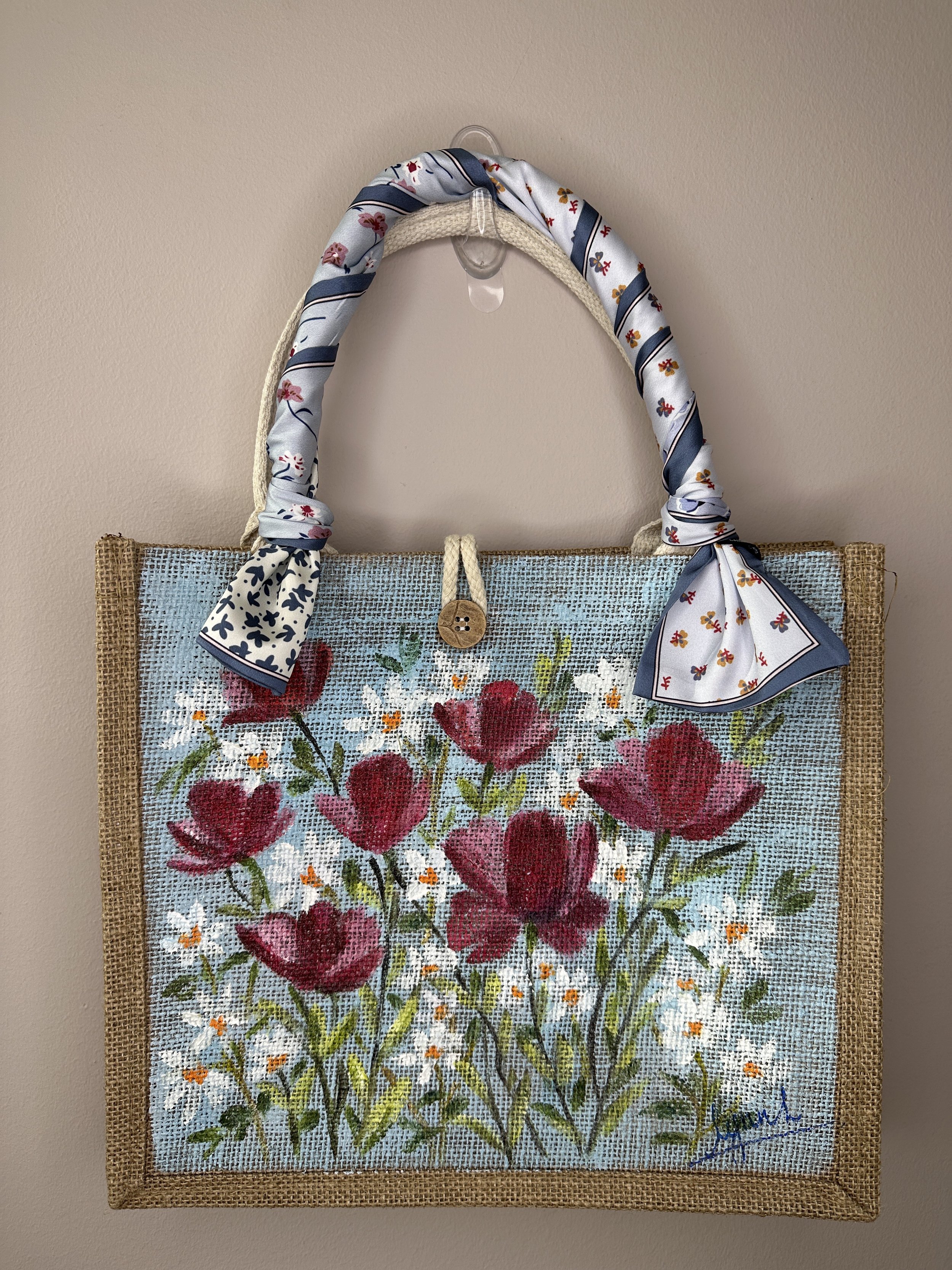 Design fashion jute bag