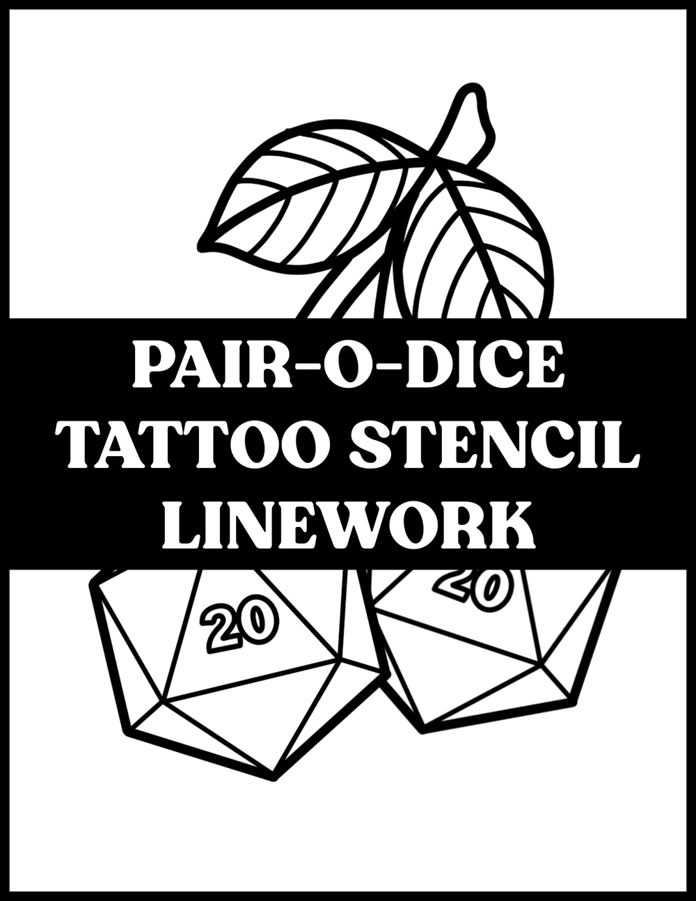 PAIR-O-DICE LINEWORK — Damnit, Wooddy!