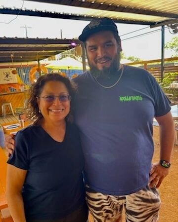 Me with the man himself, @edgarrico. Enjoyed an amazing lunch today at the delightful @nixtataqueria. Each dish so delicious in it's own way.  Thank you for the sweet hospitality.