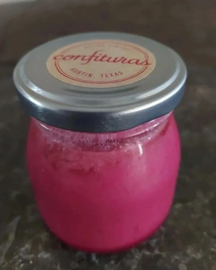 This lovely little Prickly Pear Vinaigrette from @confituras came in the October Preserves &amp; Provisions Box. Thank you @confituras for the delightful use of our Prickly Pear cactus fruit in your past two boxes. #pricklypear #pricklypeartuna #pric