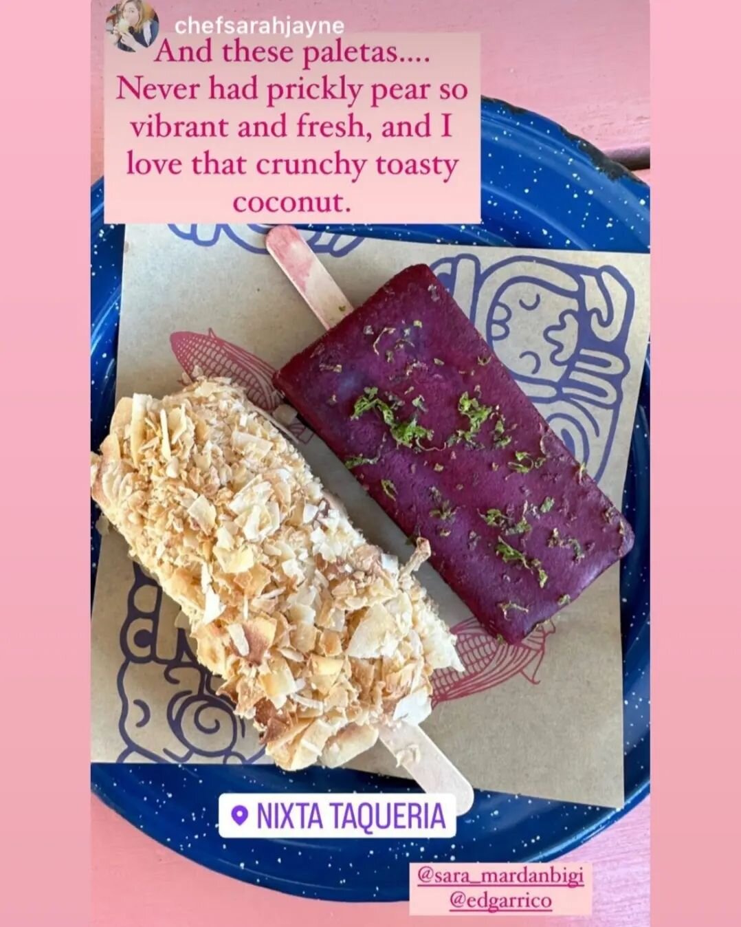 Love hearing good things about our Prickly Pear tunas!  Of course, the paletas are created by @nixtataqueria so we can't take all the credit. ☺️