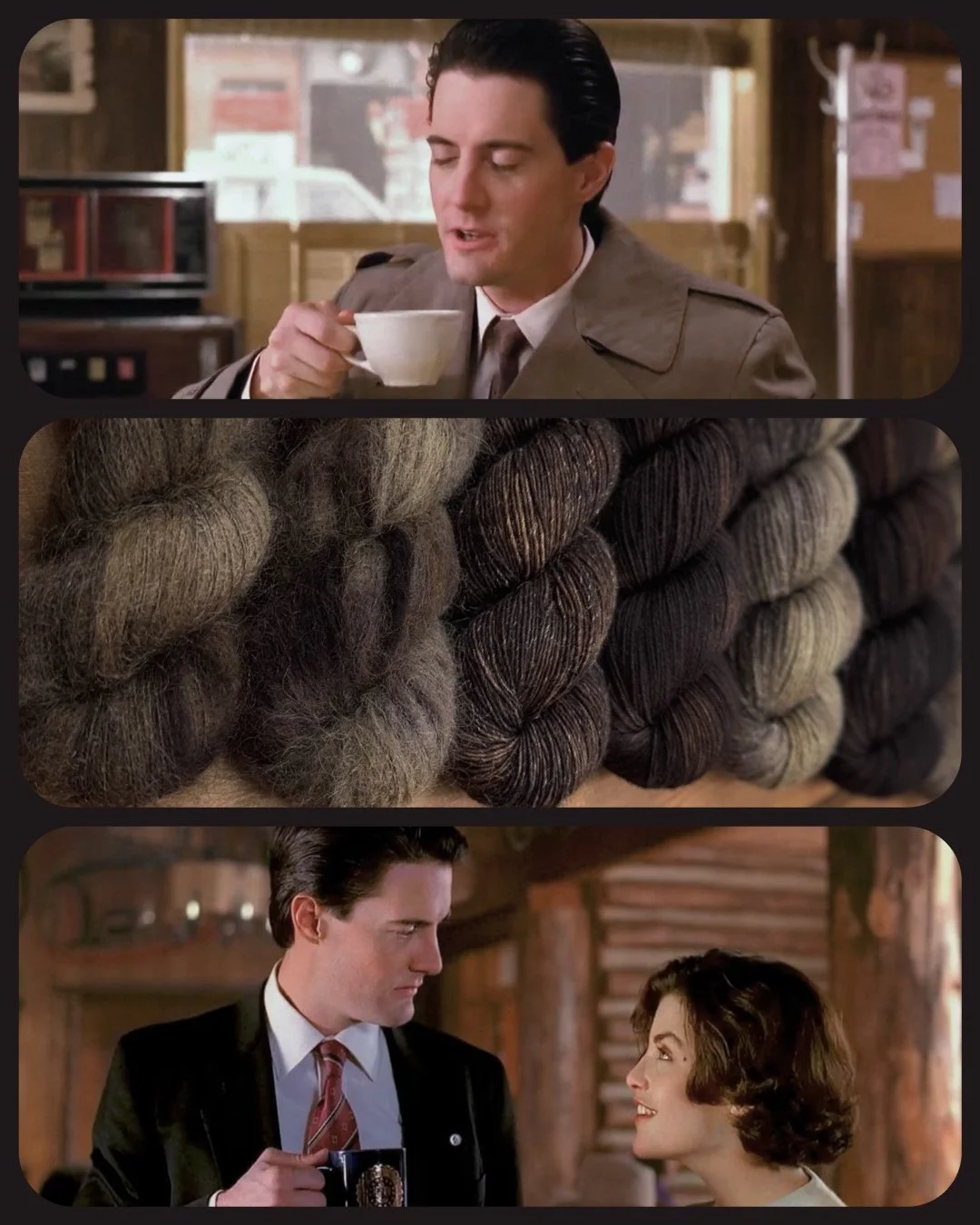 Damn Fine Coffee (wool bases) ☕️☕️