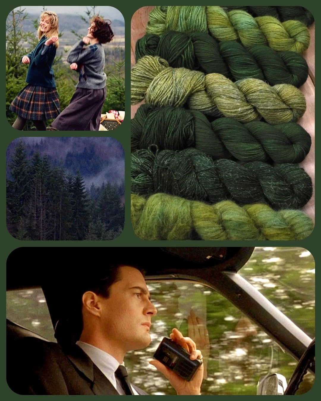 Douglas Firs (wool bases) 🌲🌲