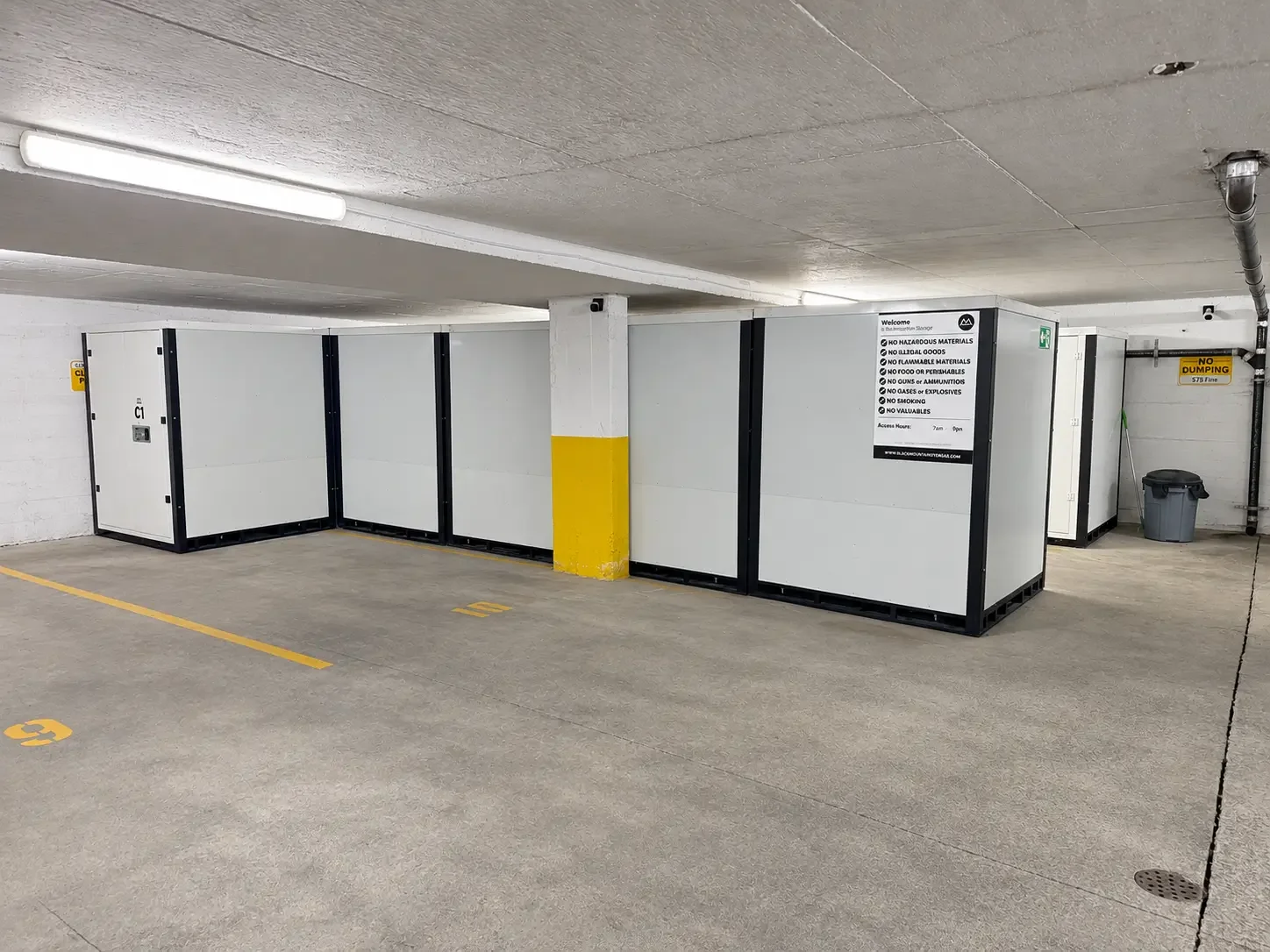 Mount Pleasant 1 self storage location near main street interior photo