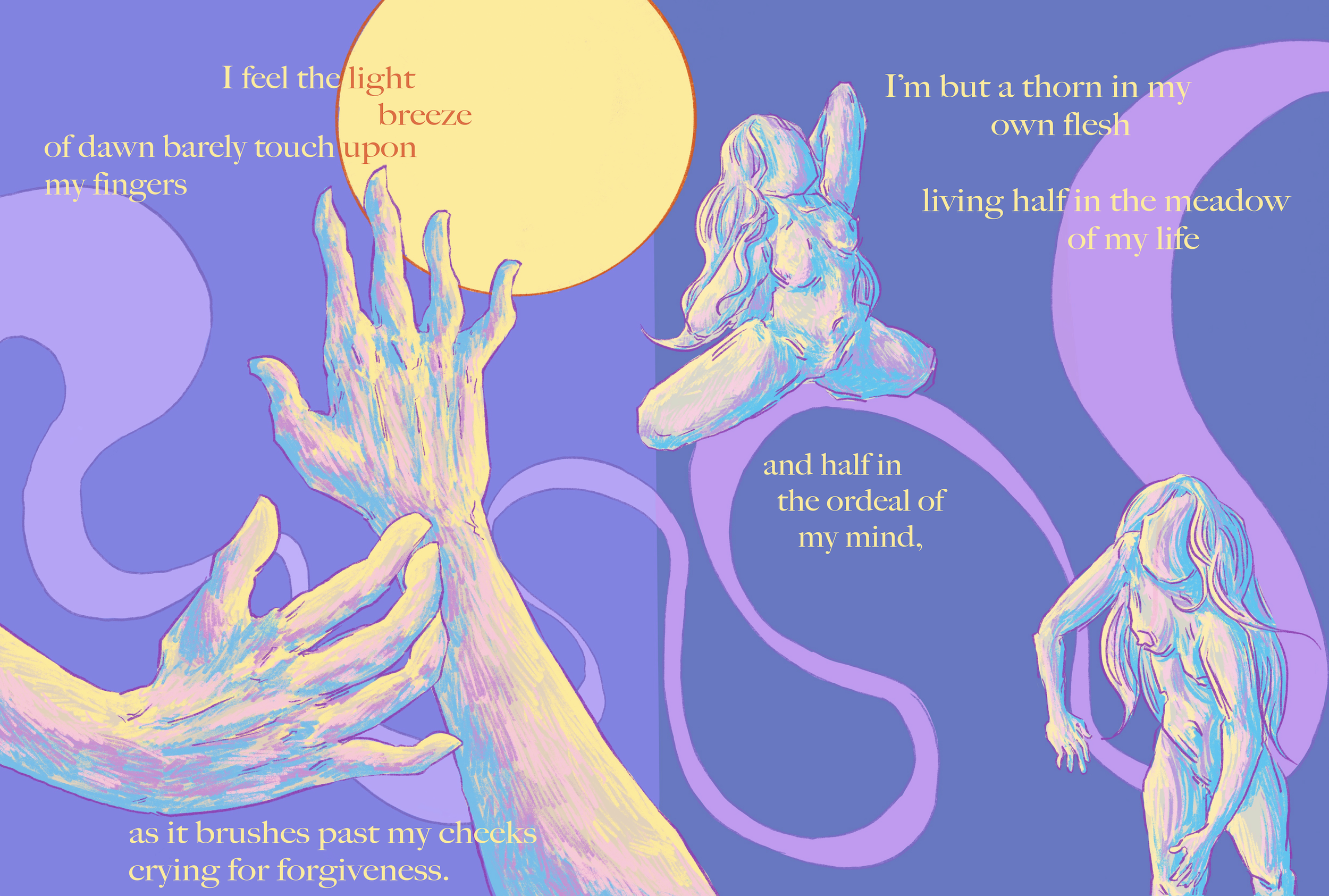 An illustrated zine based on a poem written by me