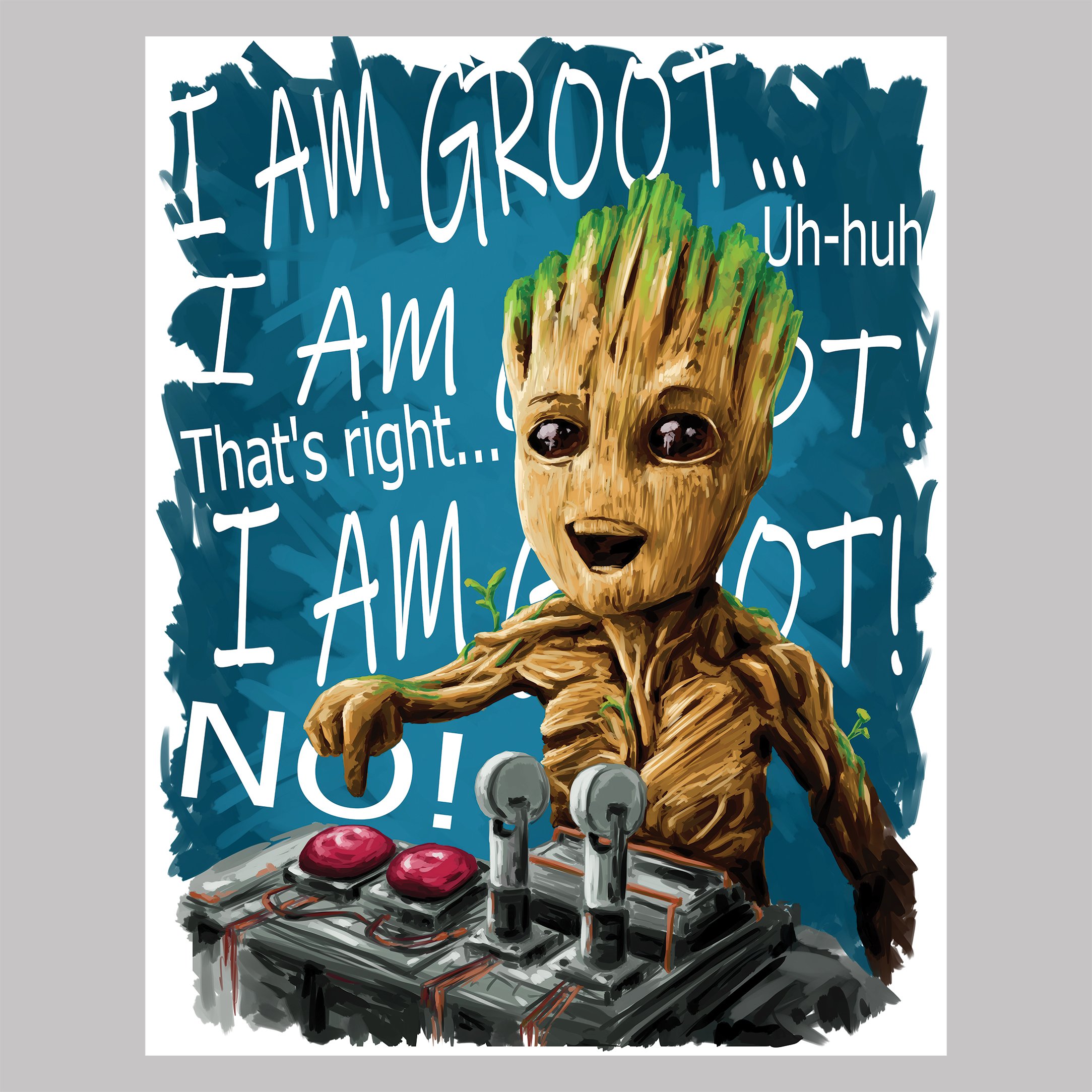 I am Groot! Print