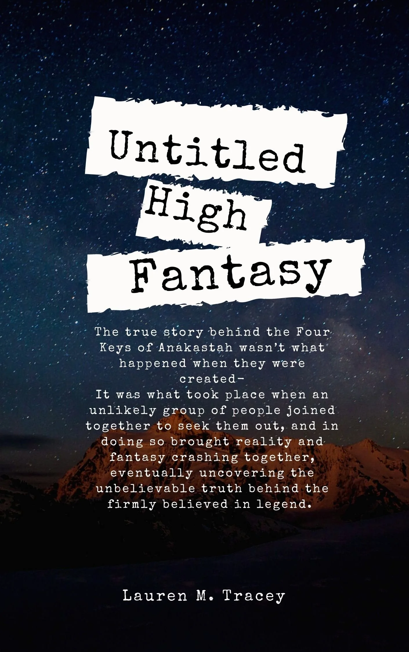 A high-fantasy series exploring how the legend of a paradise inspired in generations a sense of adventure and sparked a race to find the four keys to unlock the doors which have hidden this oasis for centuries. Yet some things are better kept hidden,