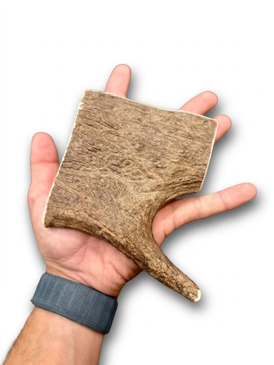 Moose Antler | Dog Chews | Custom Cut 5" Paddle