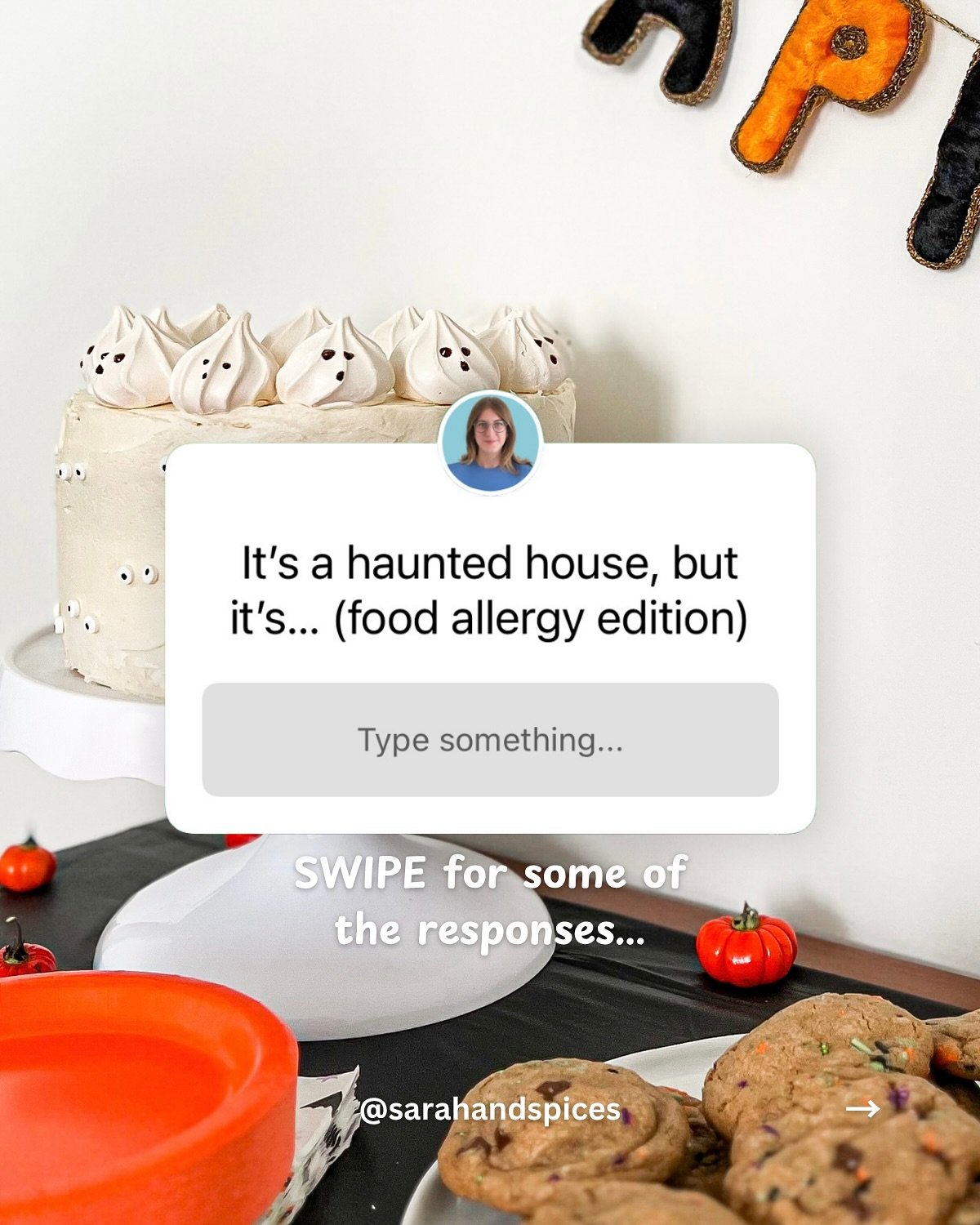 Your answers had me screaming 😭👻
Here are a few of your responses to “It’s a haunted house, but it’s… (food allergy edition)” & I can’t wait to hear more in the comments!!