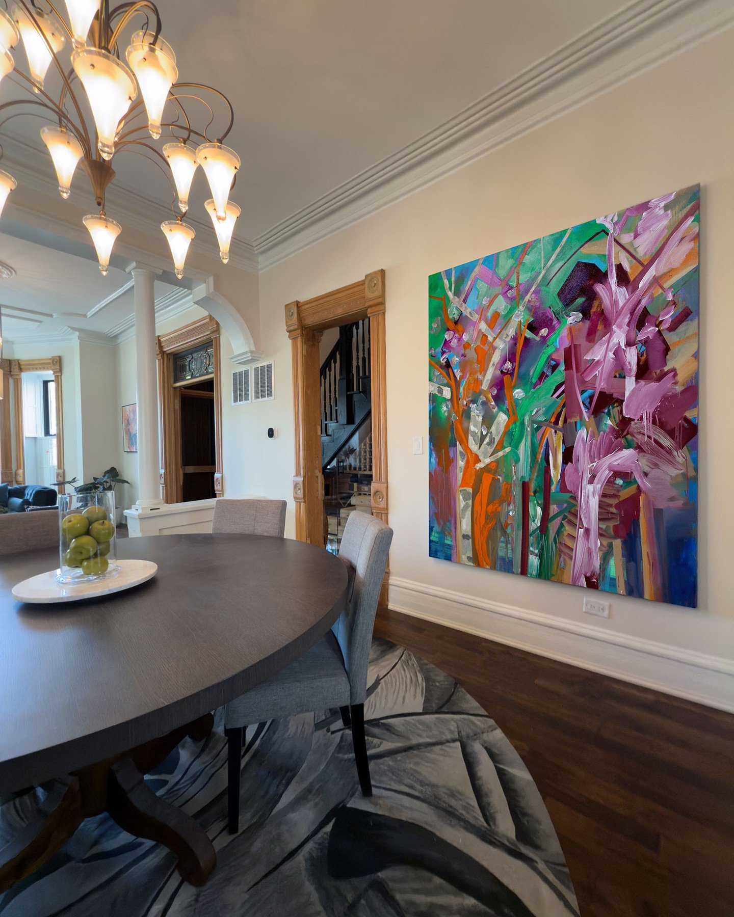 Another sneak peek at my work in the East Garfield Park Pop-Up Exhibition, now scheduled for September, but available by appointment throughout the summer.⁠
.⁠
Abstract Study (forest no.3)⁠
(2014)⁠
Oil on canvas⁠
78.5 x 60&quot;⁠
Available &gt;&gt;li