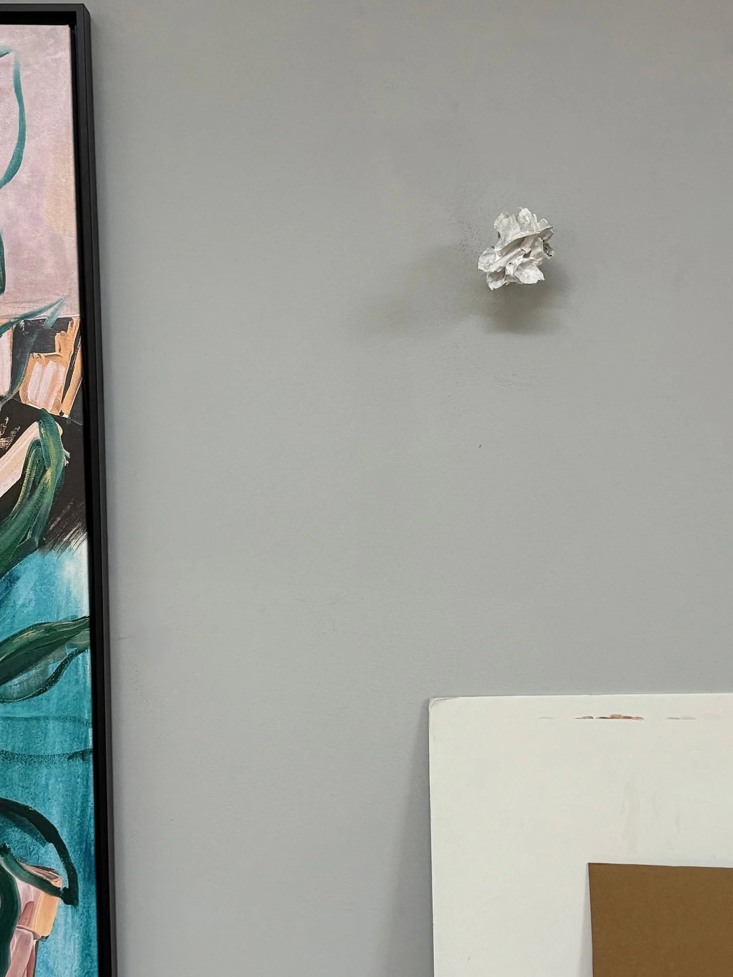 urban flower from a distance with gesso undercoat.jpg