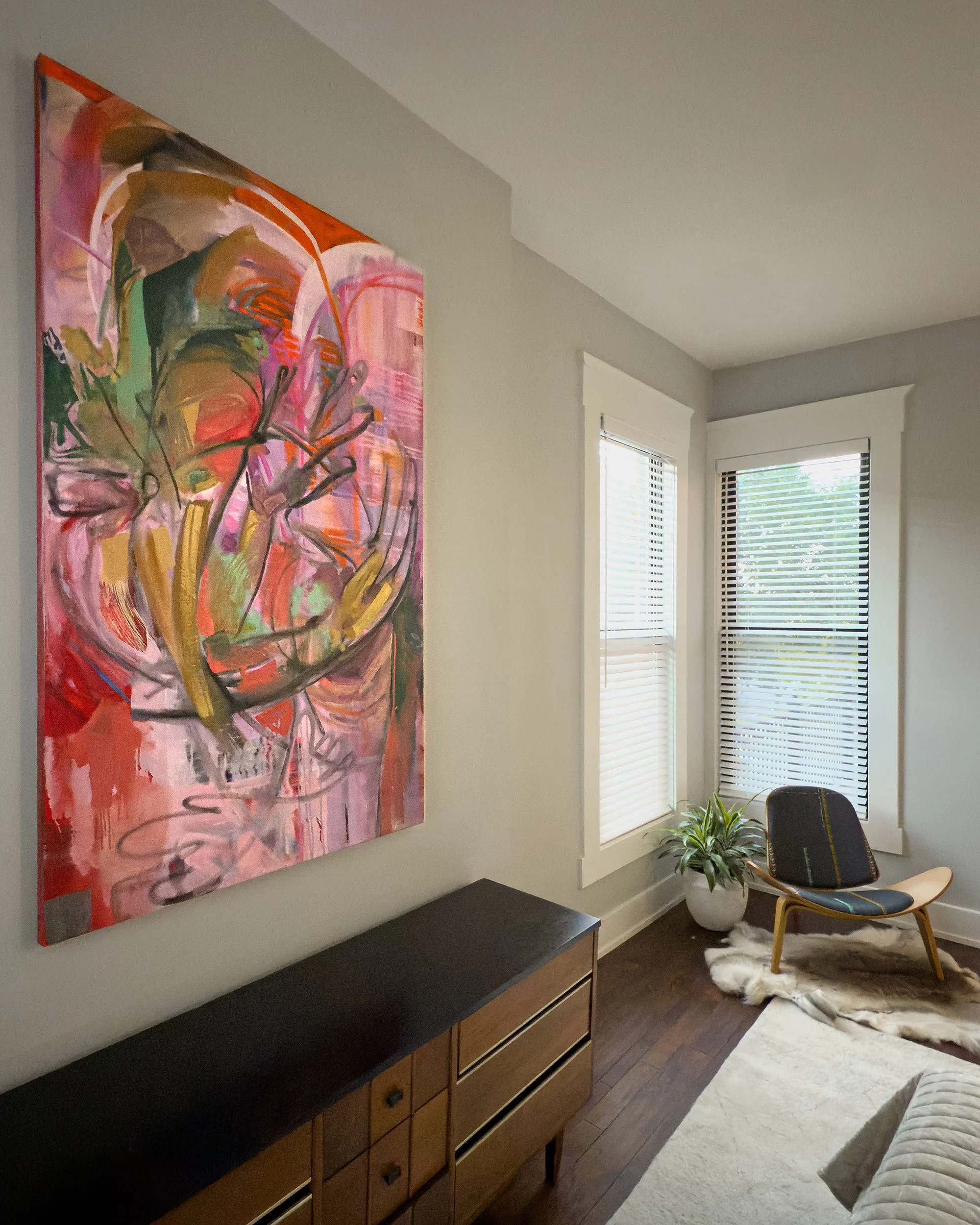 Installation view of "Abstract Study (embrace)"—available